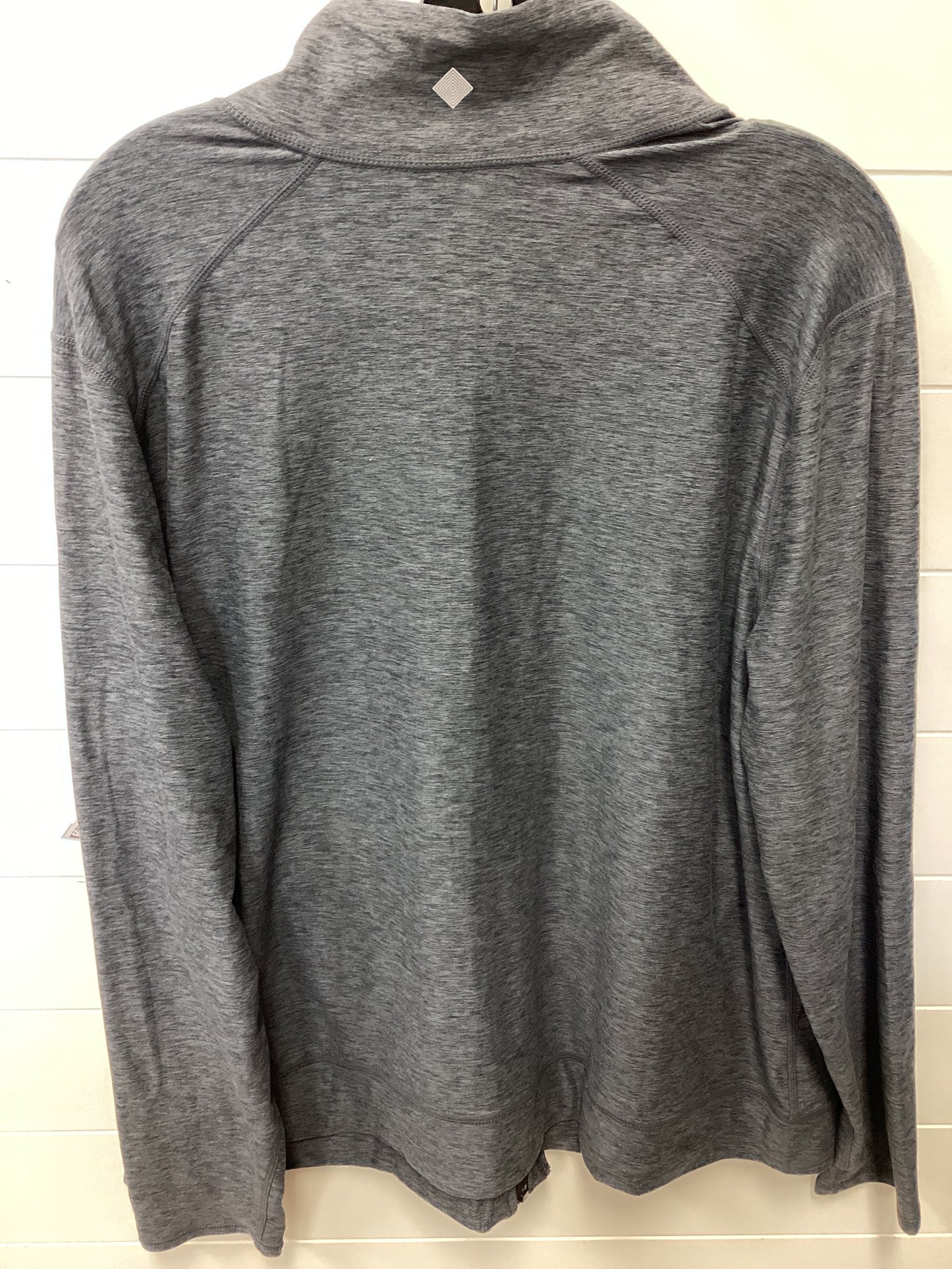 Athletic Jacket By Lularoe In Grey, Size:2X