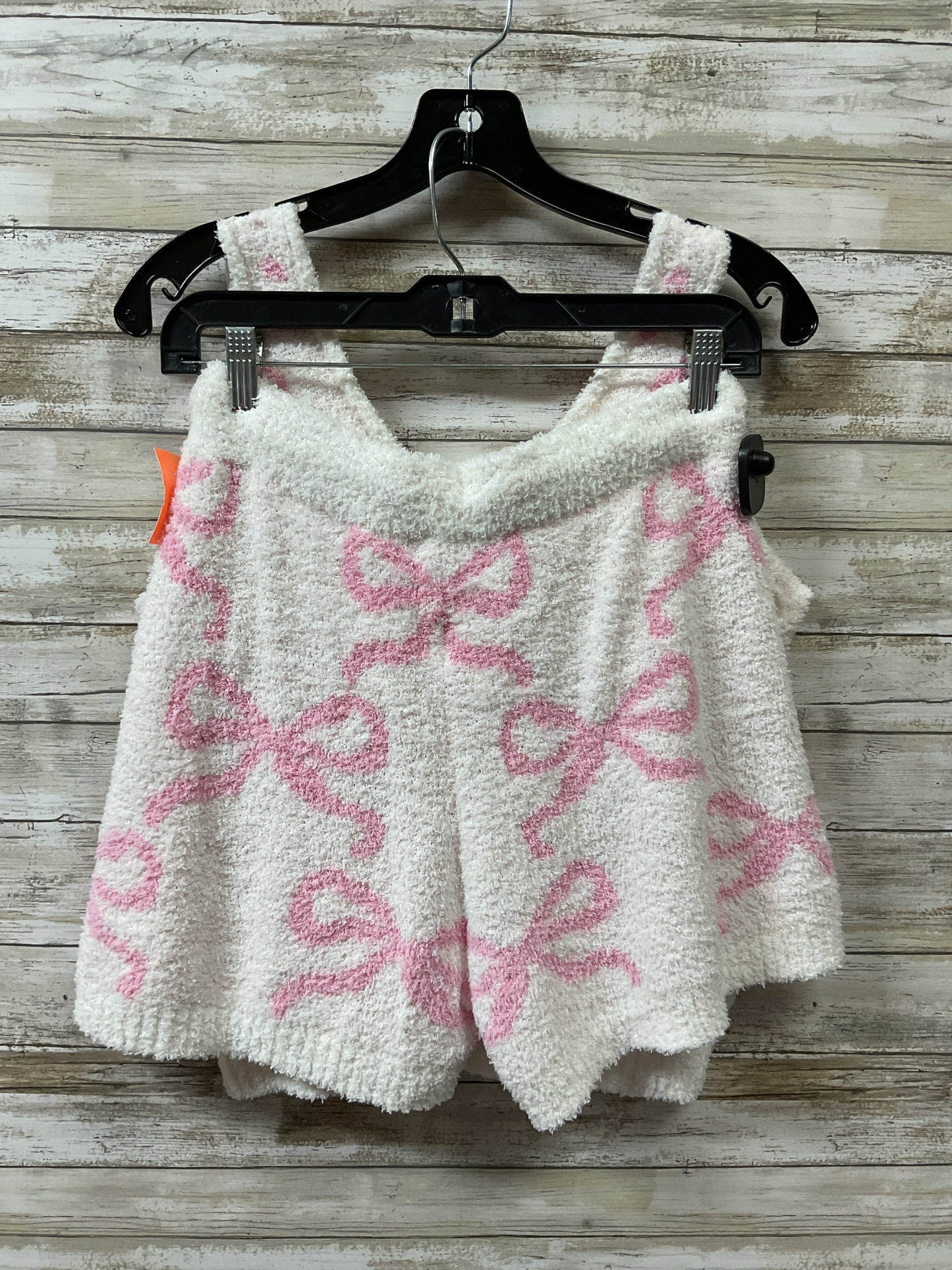 Pajamas 2Pc By Clothes Mentor In Pink & White, Size:L