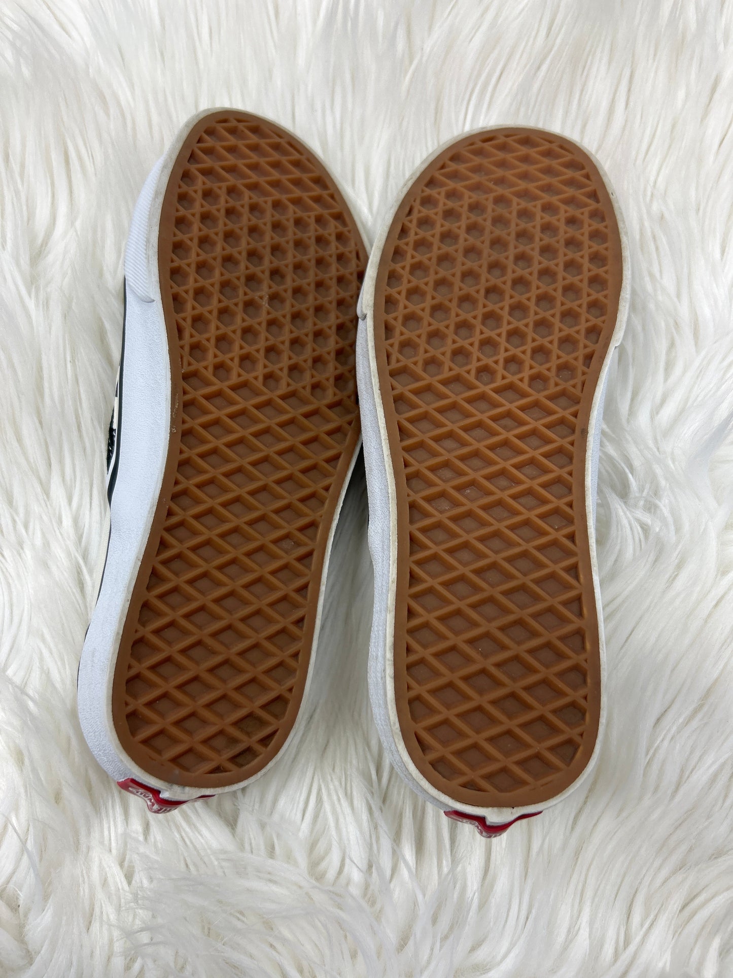 Shoes Sneakers By Vans In Black & Cream, Size:8.5