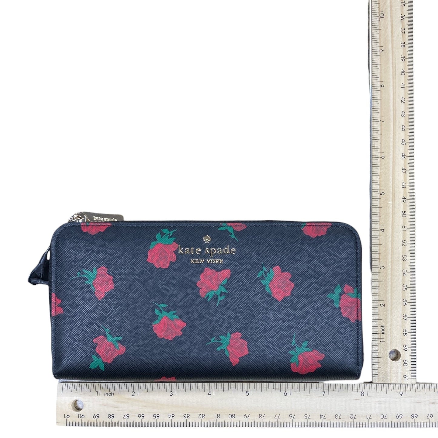 Wallet Designer By Kate Spade In Black & Red, Size:Large