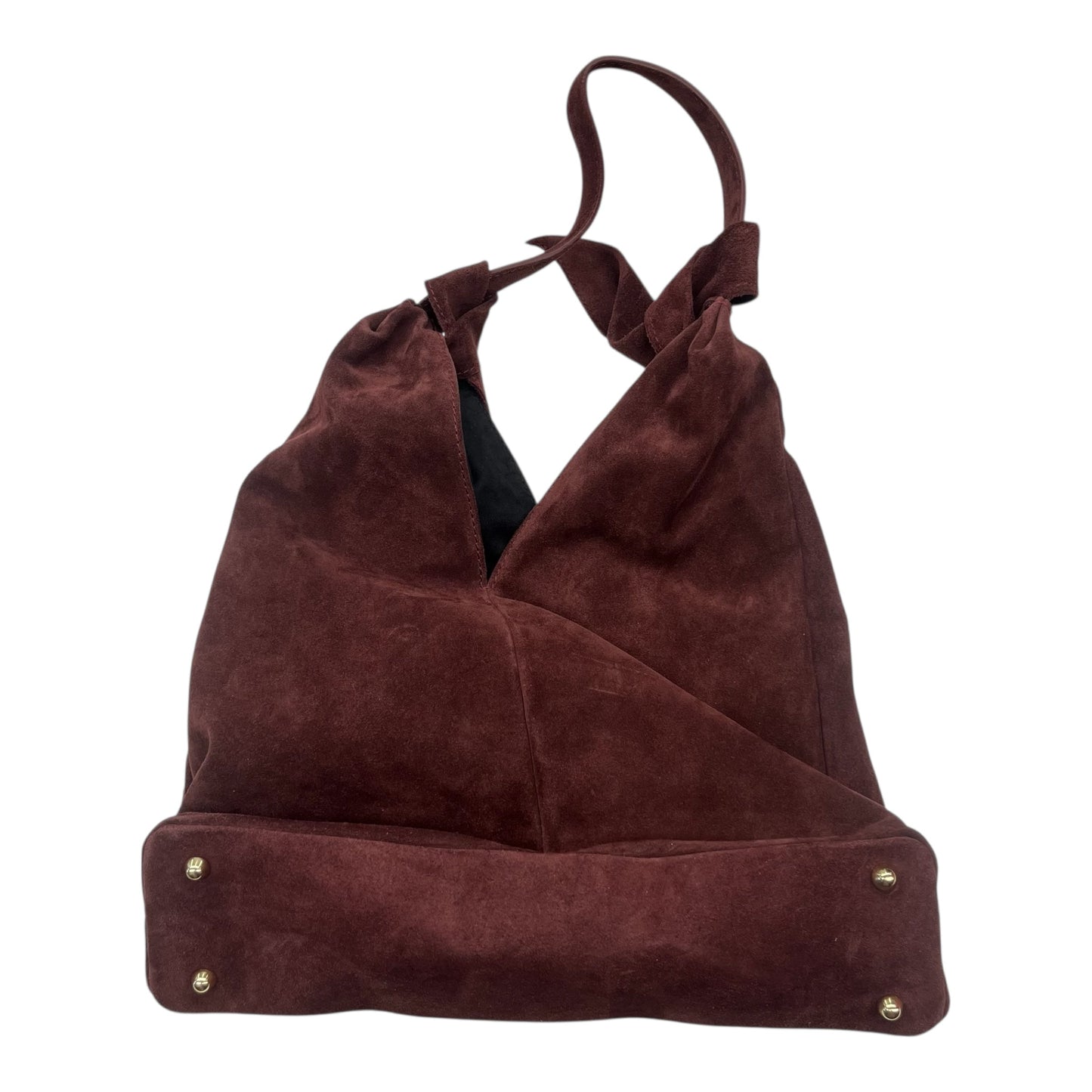 Handbag Leather By Clothes Mentor In Red, Size:Medium