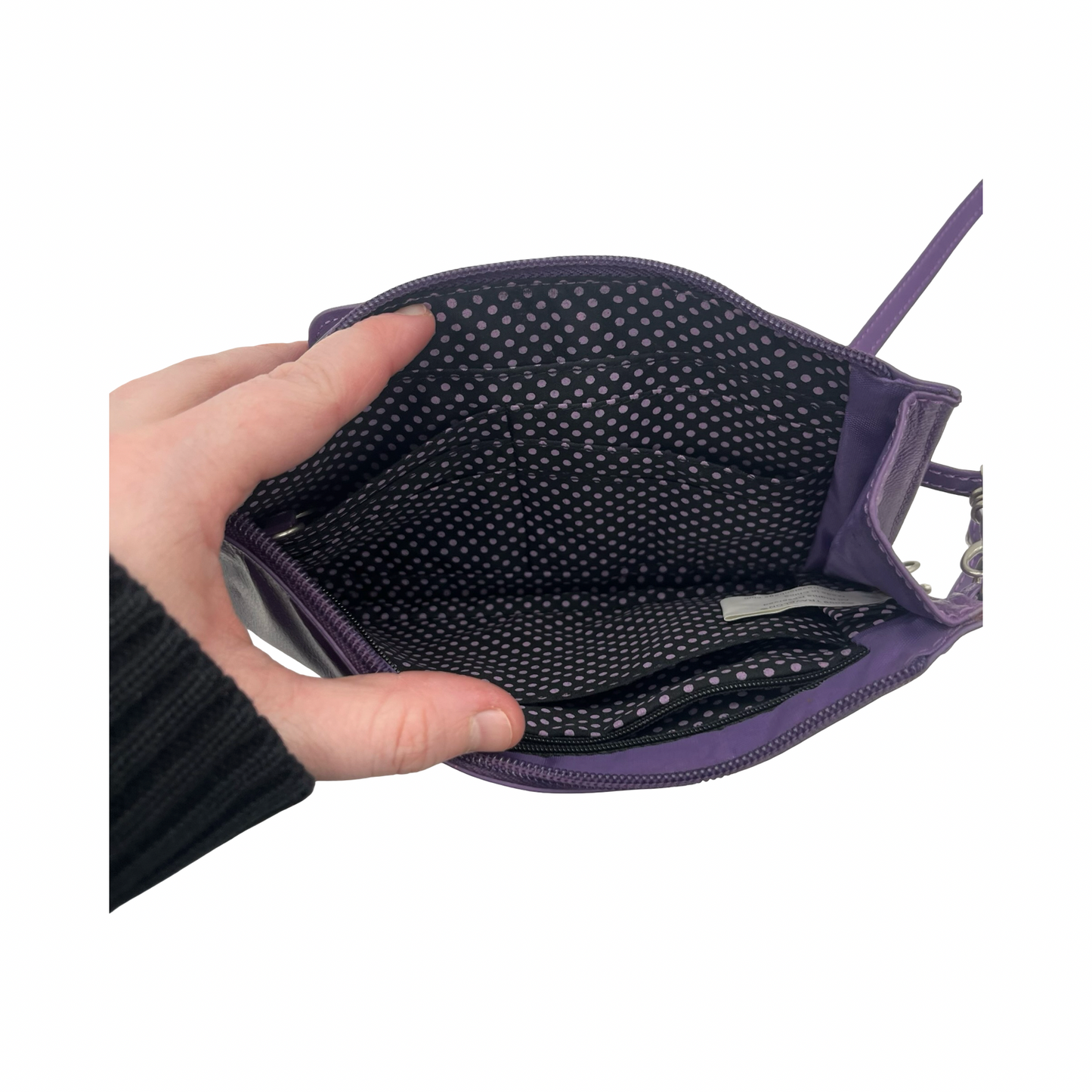 Crossbody By Clothes Mentor In Purple, Size:Medium