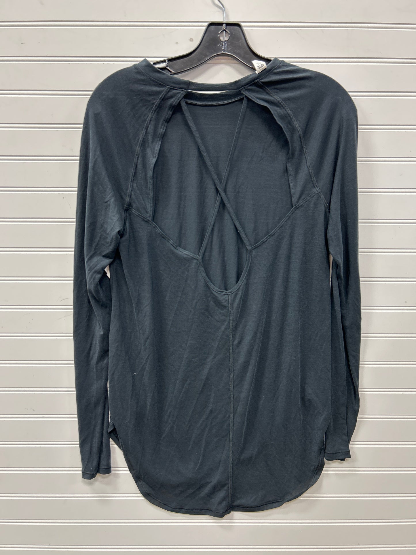 Athletic Top Ls Crewneck By Under Armour In Black, Size:M