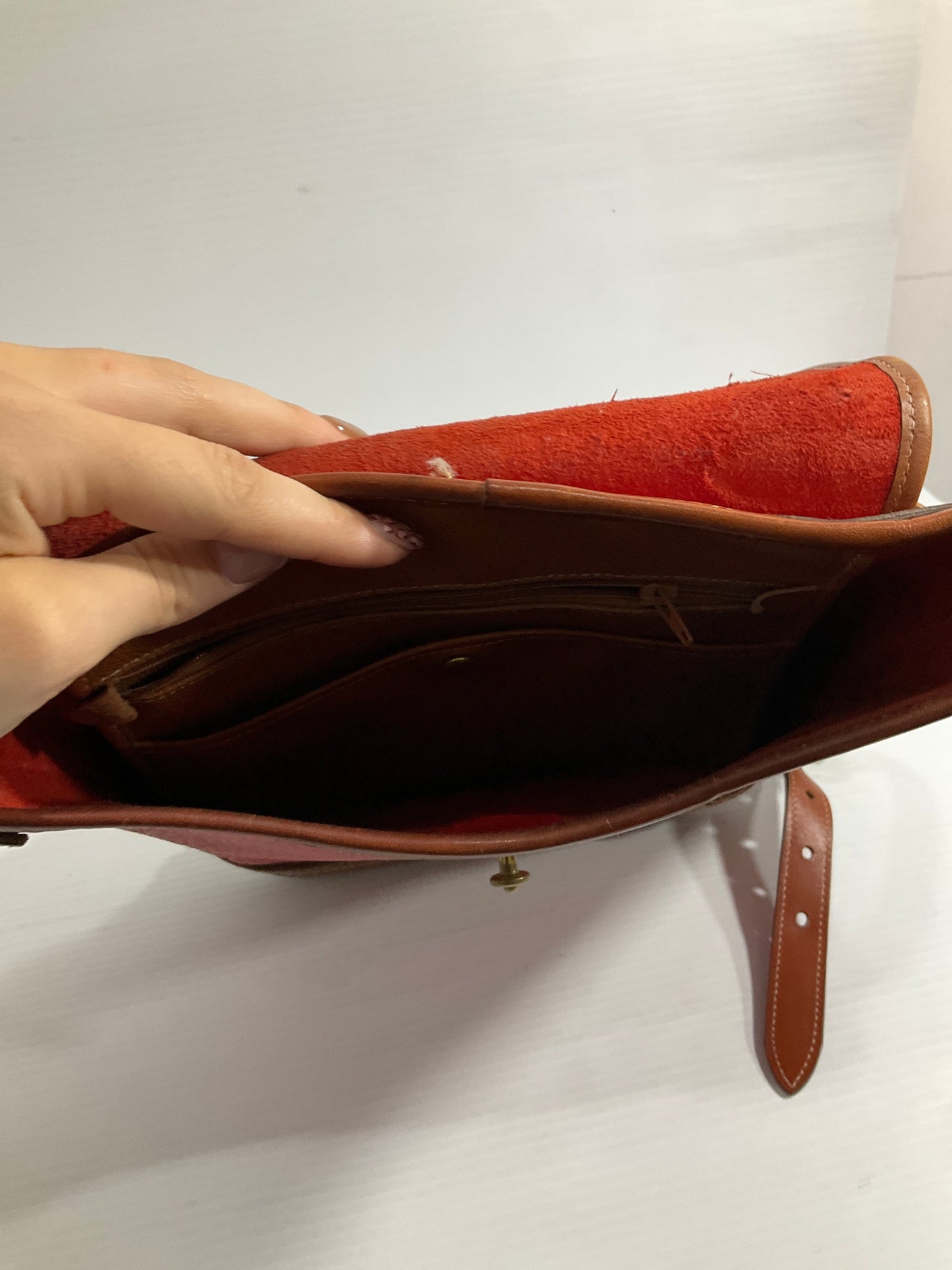 Crossbody Designer By Dooney And Bourke In Red, Size:Medium