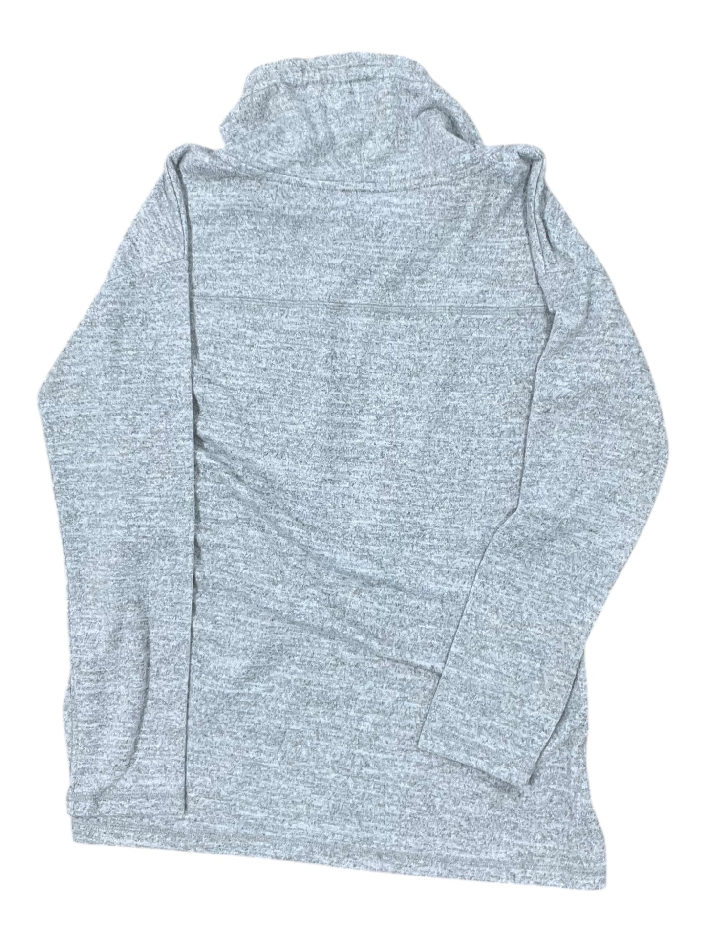 Sweatshirt Hoodie By Talbots In Grey, Size:S