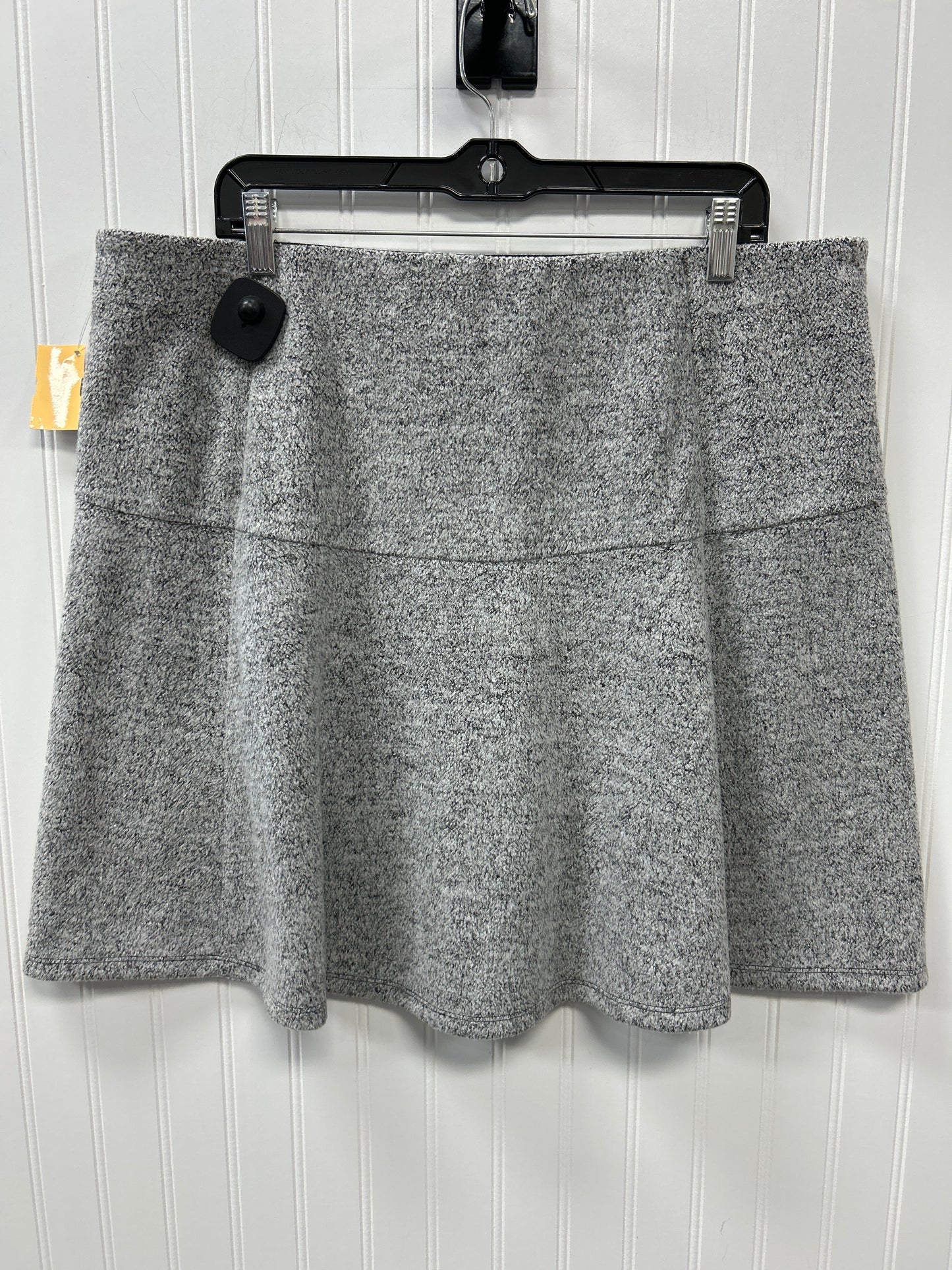 Skirt Midi By Loft In Grey, Size:Xl