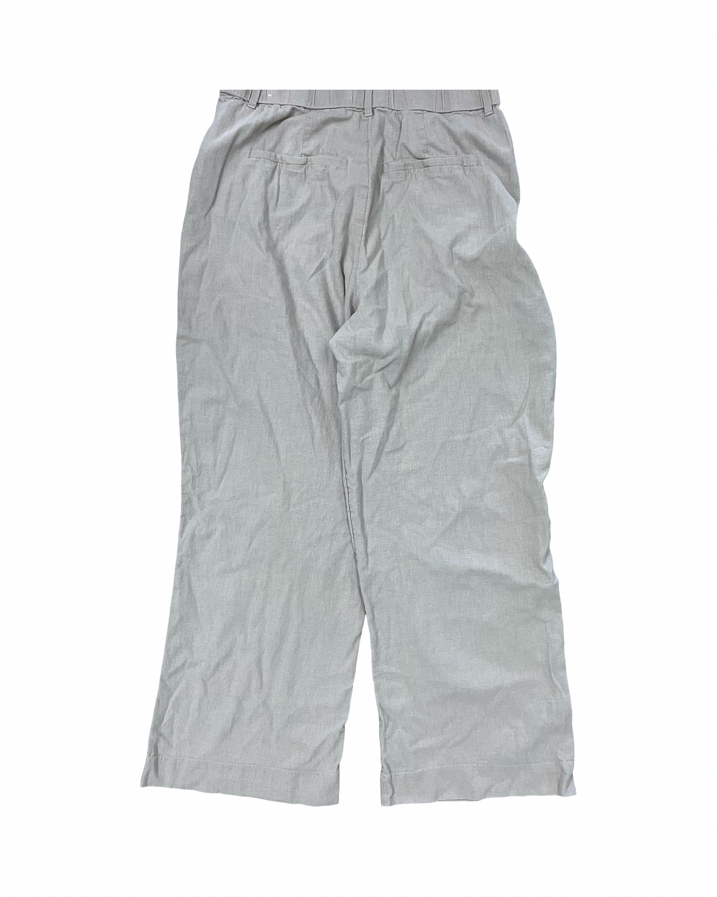 Pants Linen By Abercrombie And Fitch In Tan, Size:L