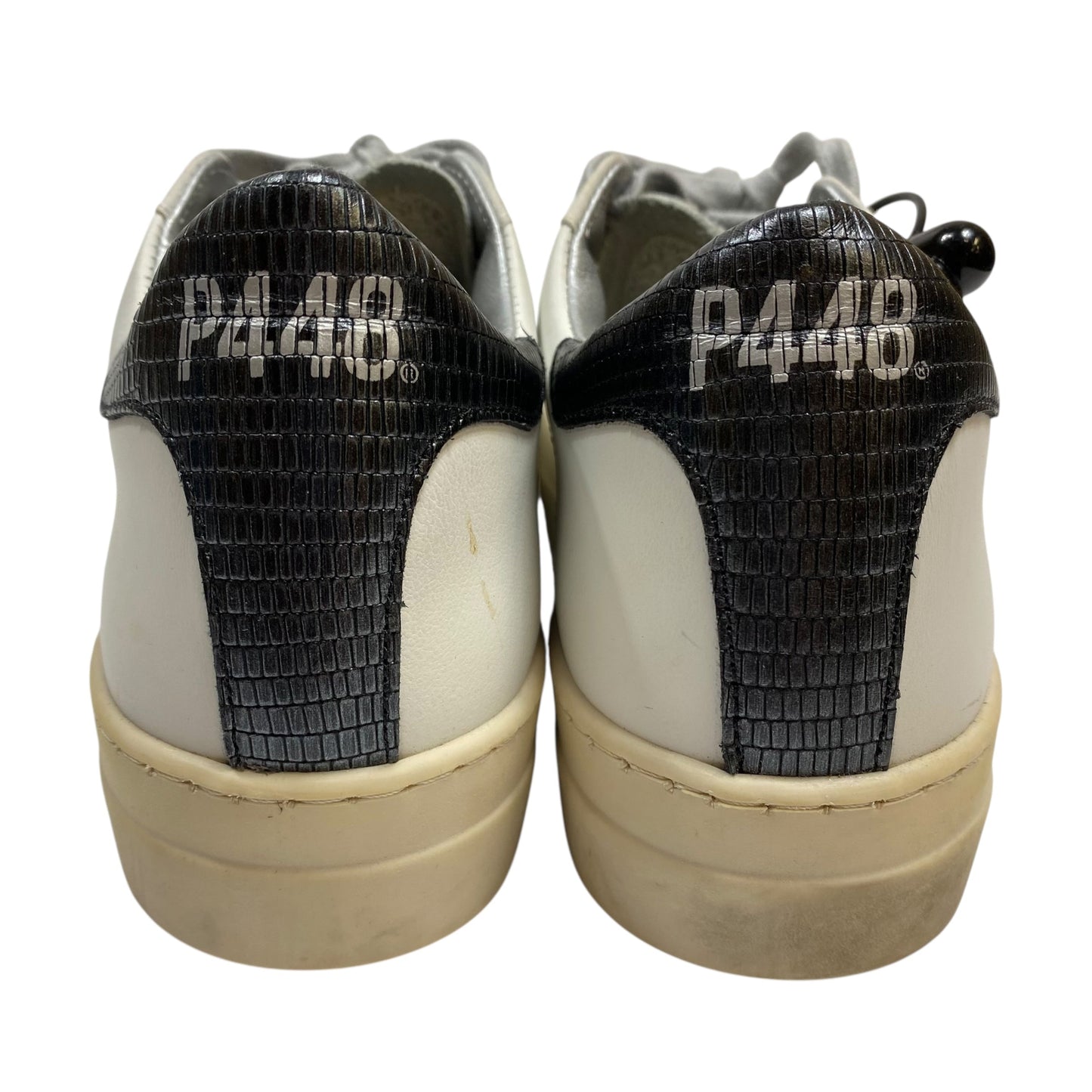 Shoes Designer By P448 In Grey & White, Size:8.5