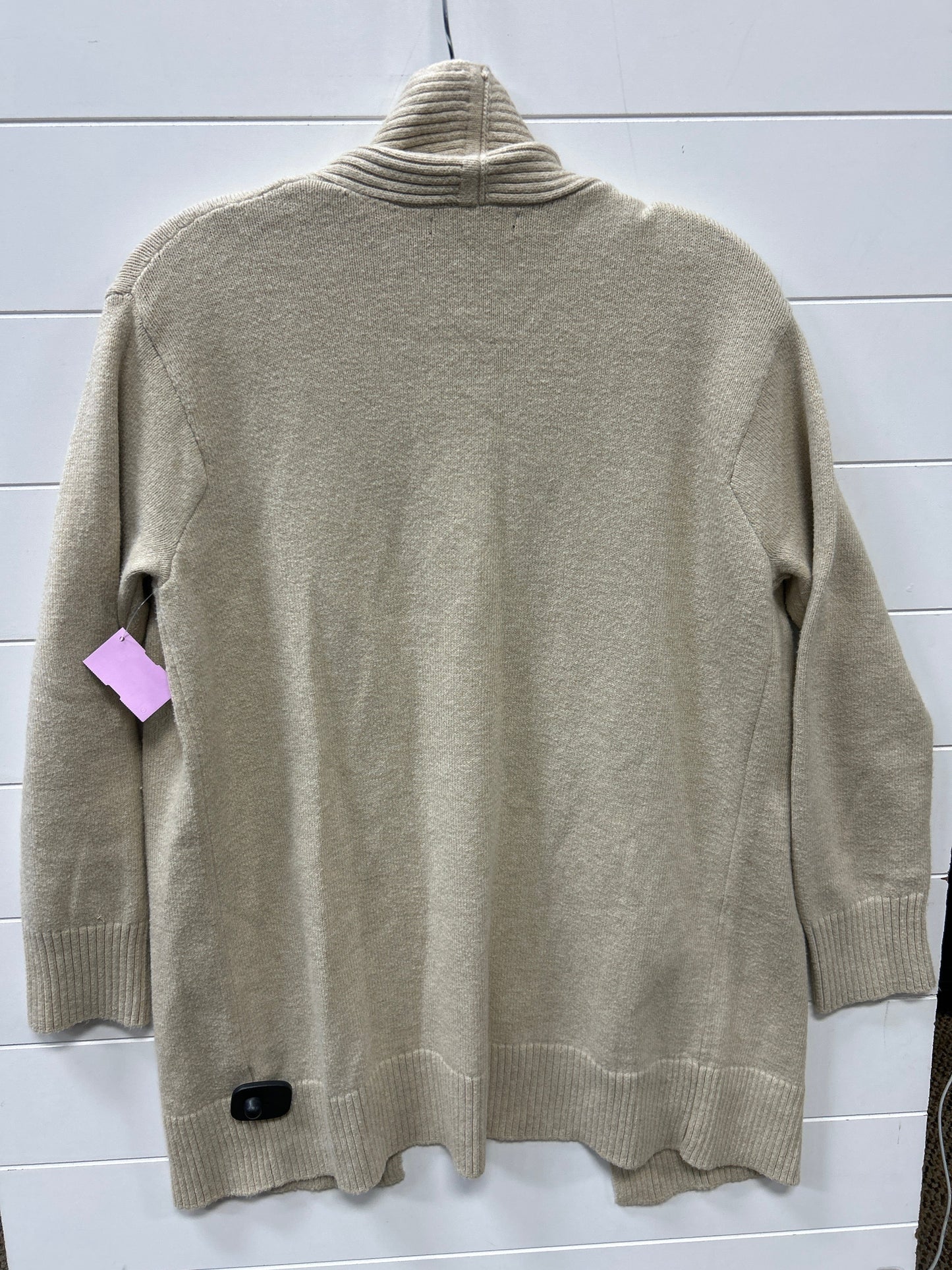 Sweater Cardigan By Banana Republic In Tan, Size:Xs