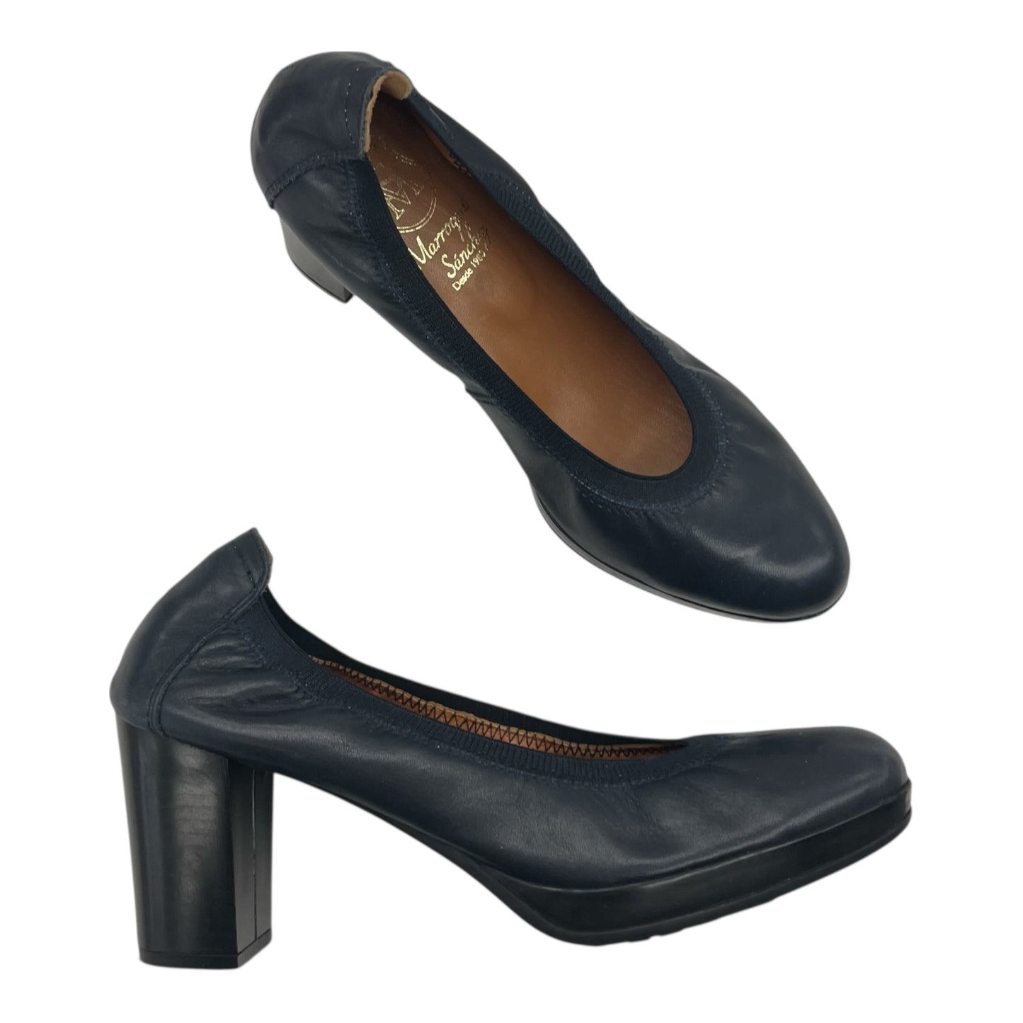 Shoes Heels Block By Clothes Mentor In Navy, Size:8.5