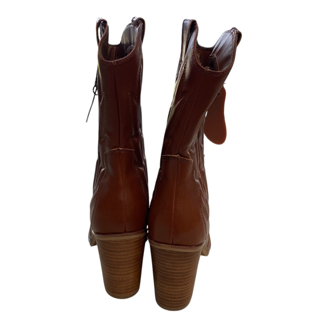 Boots Western By Mia In Brown, Size:8