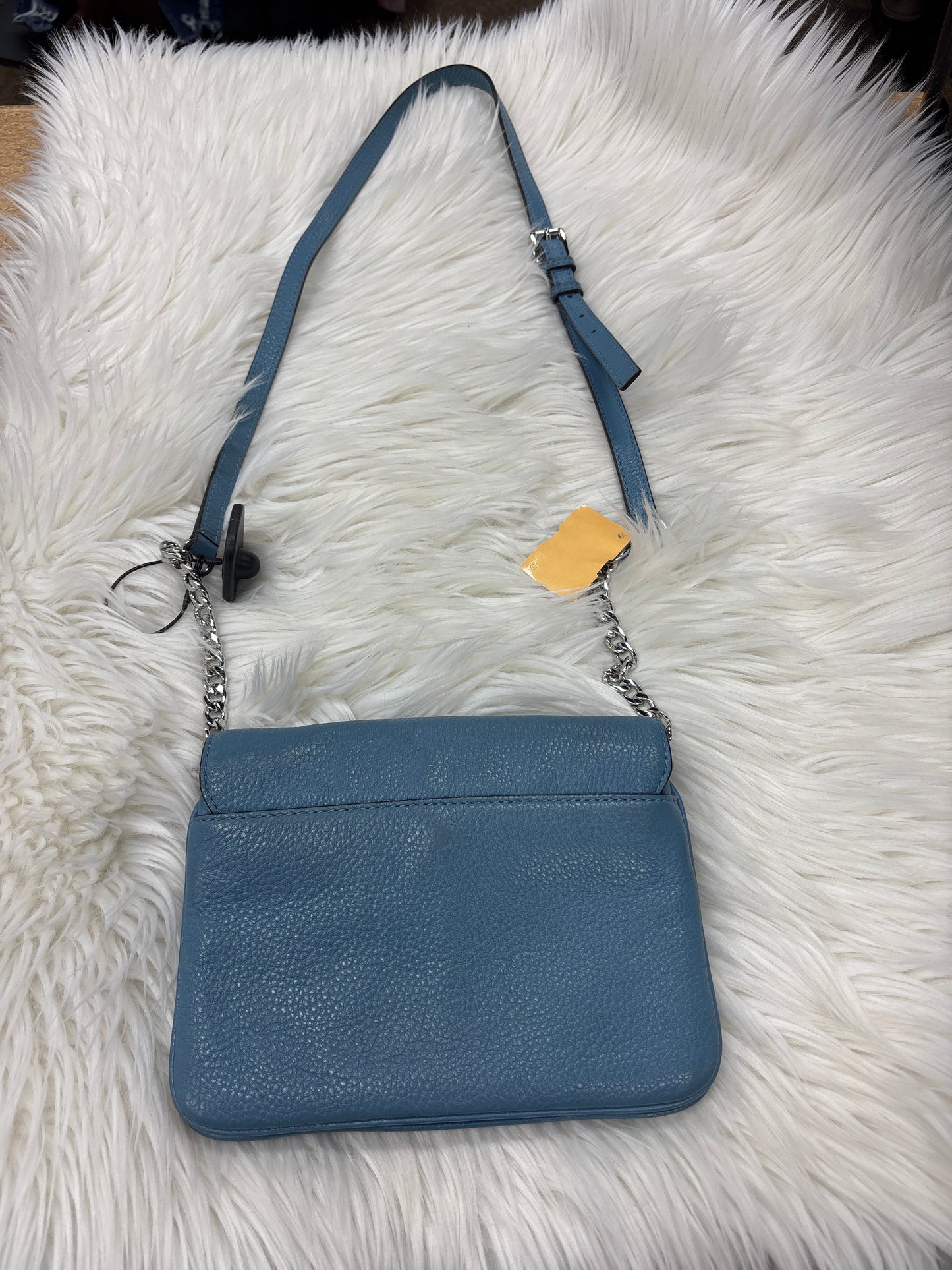 Crossbody Designer By Michael Kors In Blue, Size:Small