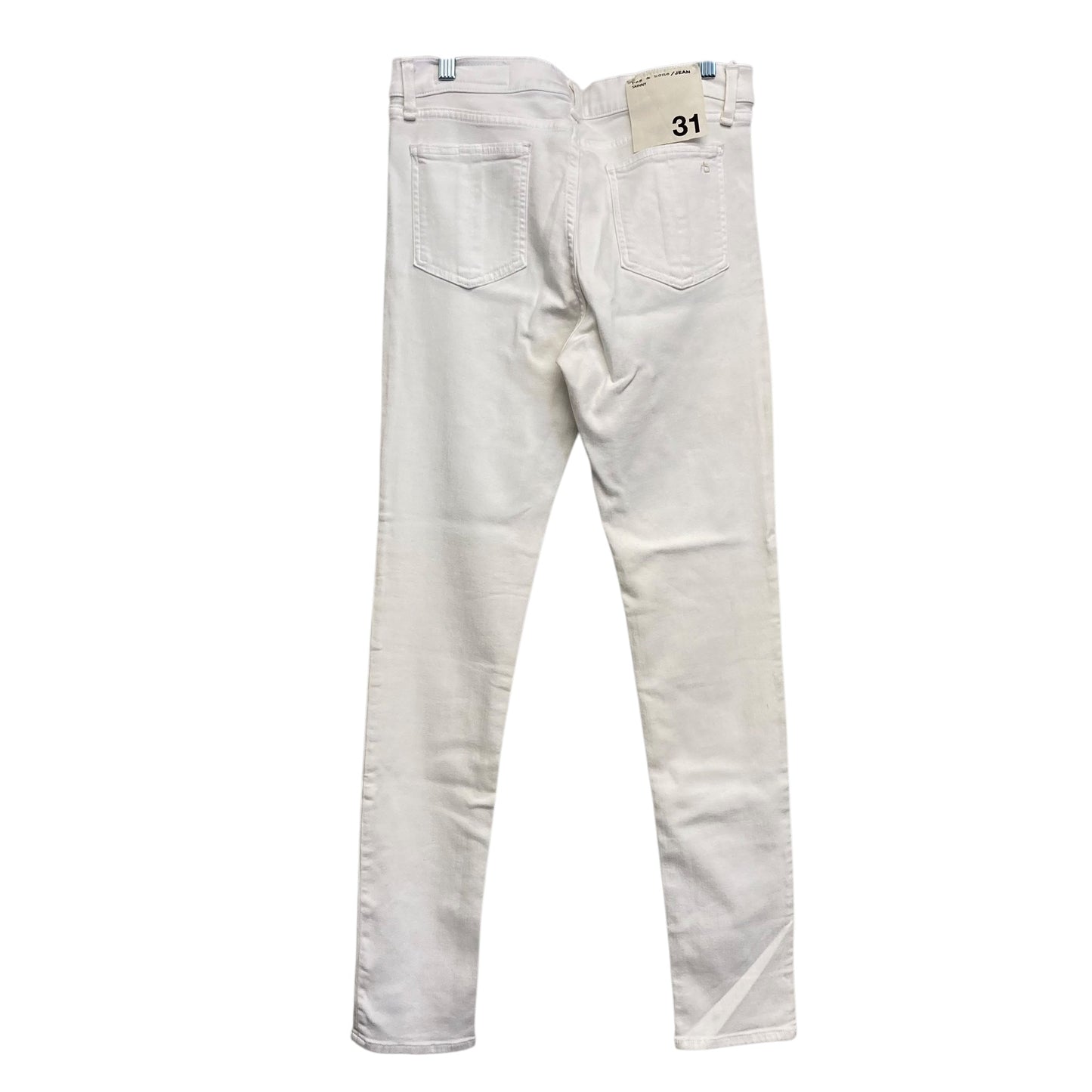 Jeans Skinny By Rag & Bones Jeans In White, Size:12