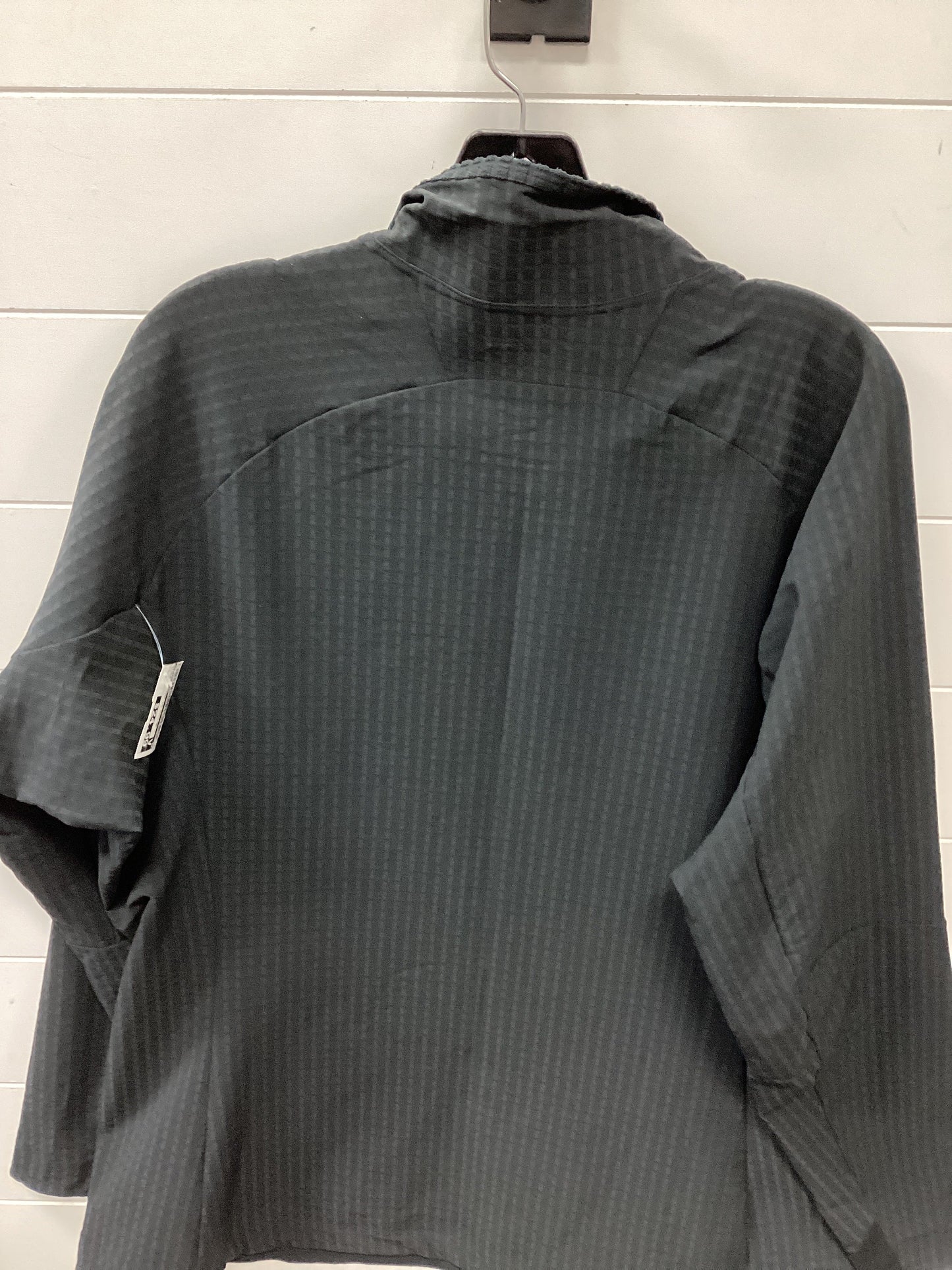 Athletic Top Ls Collar By Patagonia In Black, Size:1X