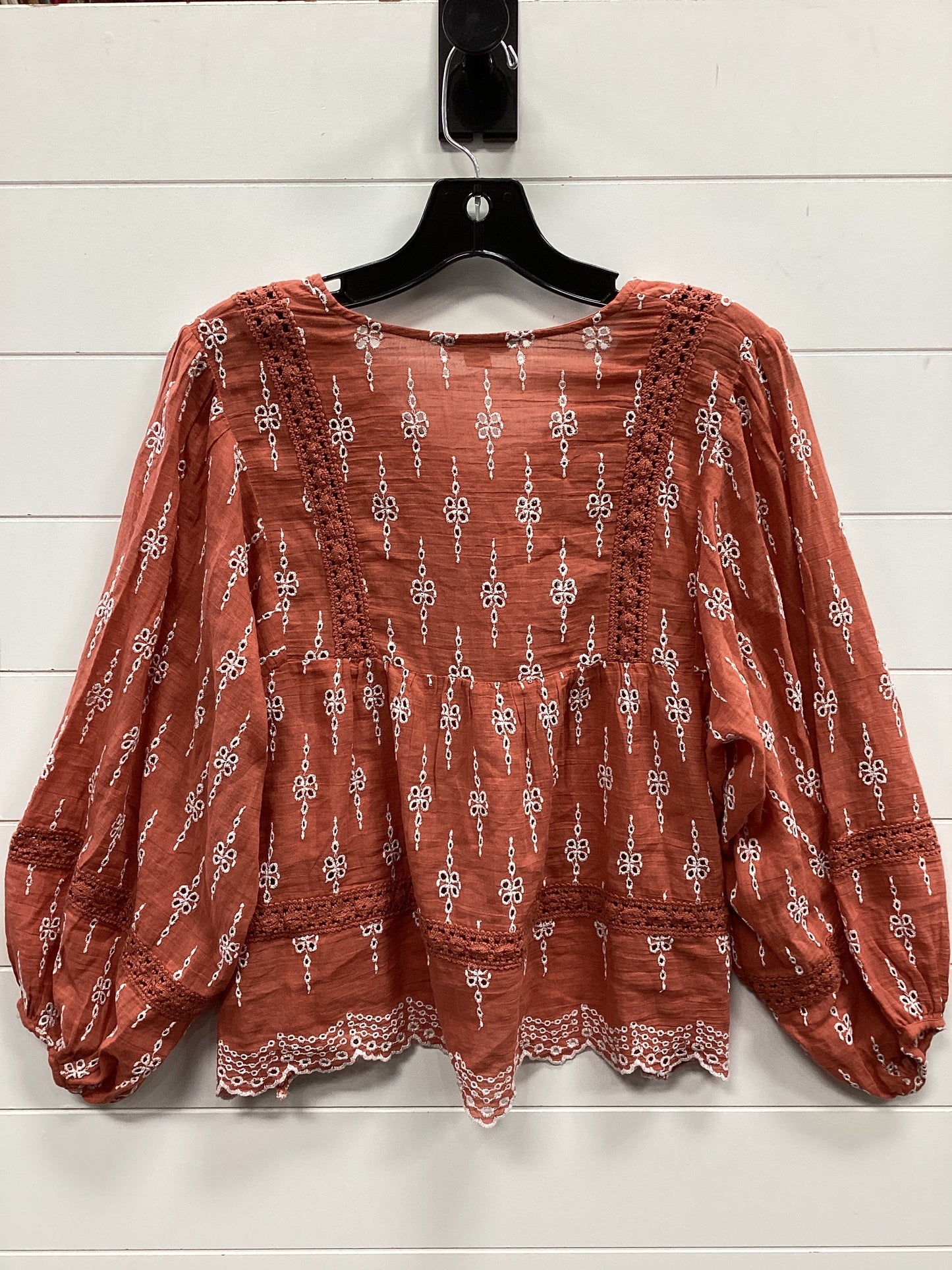 Top Ls By American Eagle In Orange, Size:Xs
