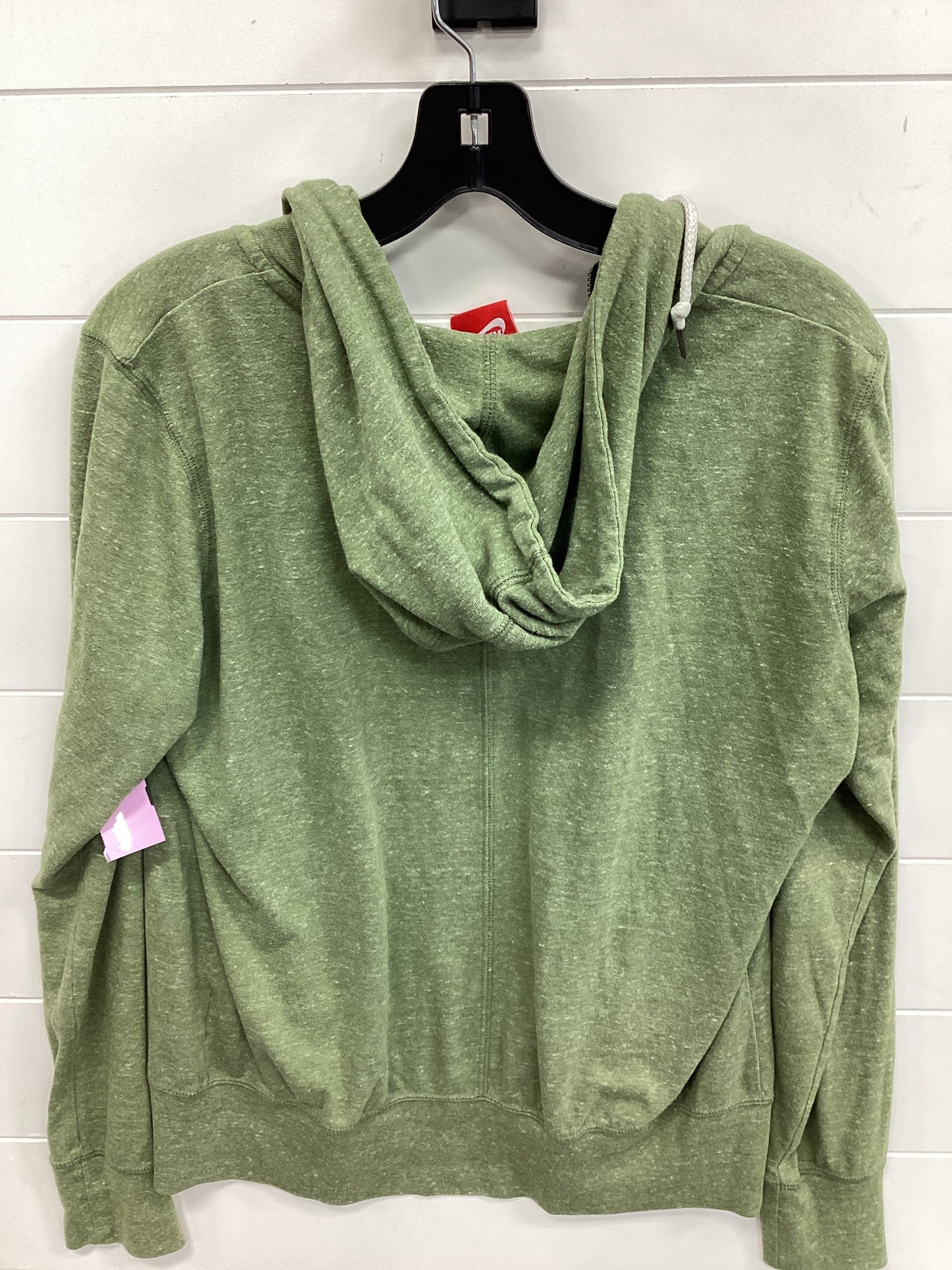 Athletic Top Ls Hoodie By Nike Apparel In Green, Size:L
