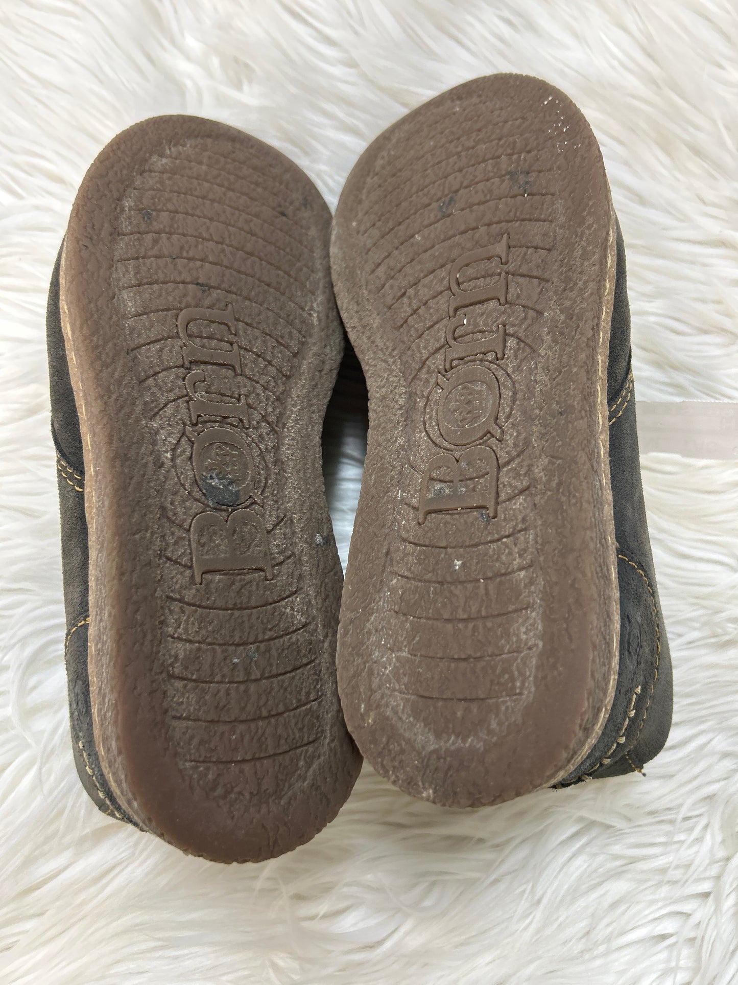 Boots Ankle Flats By Born In Grey, Size:8