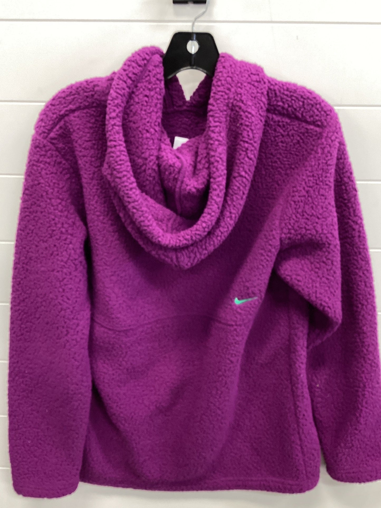 Athletic Sweatshirt Hoodie By Nike Apparel In Purple, Size:S