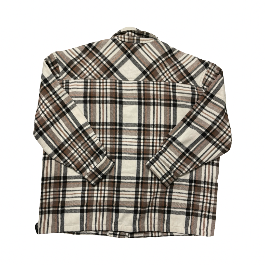 Jacket Shirt By Hfx In Plaid Pattern, Size:Xl