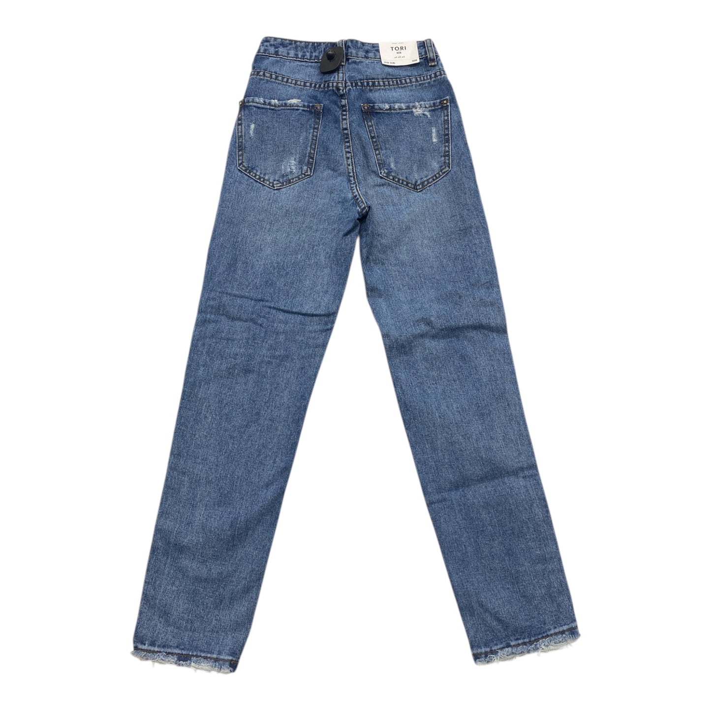 Jeans Straight By New Look In Blue Denim, Size:0