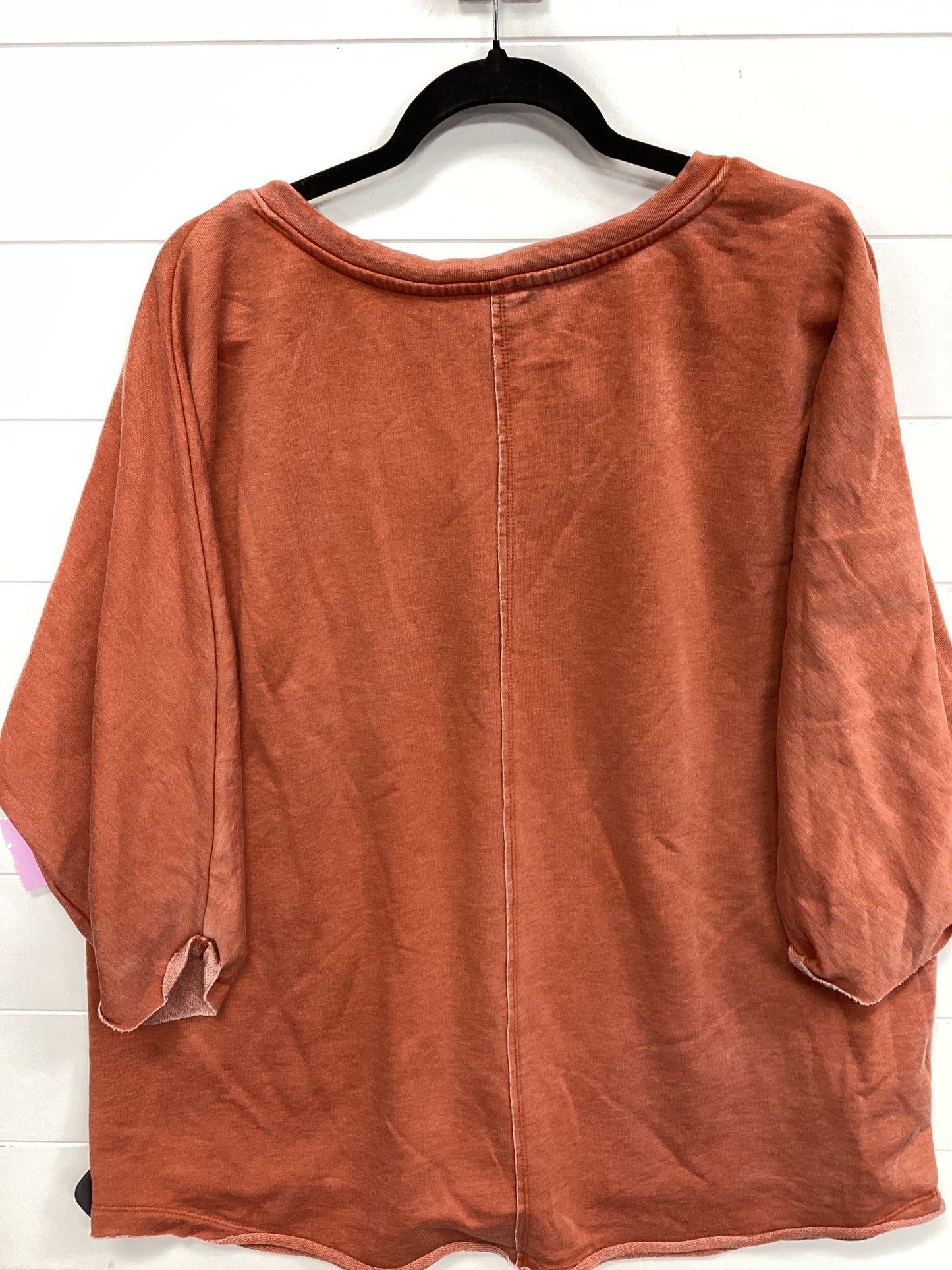 Top Ls By Jag In Orange, Size:3X