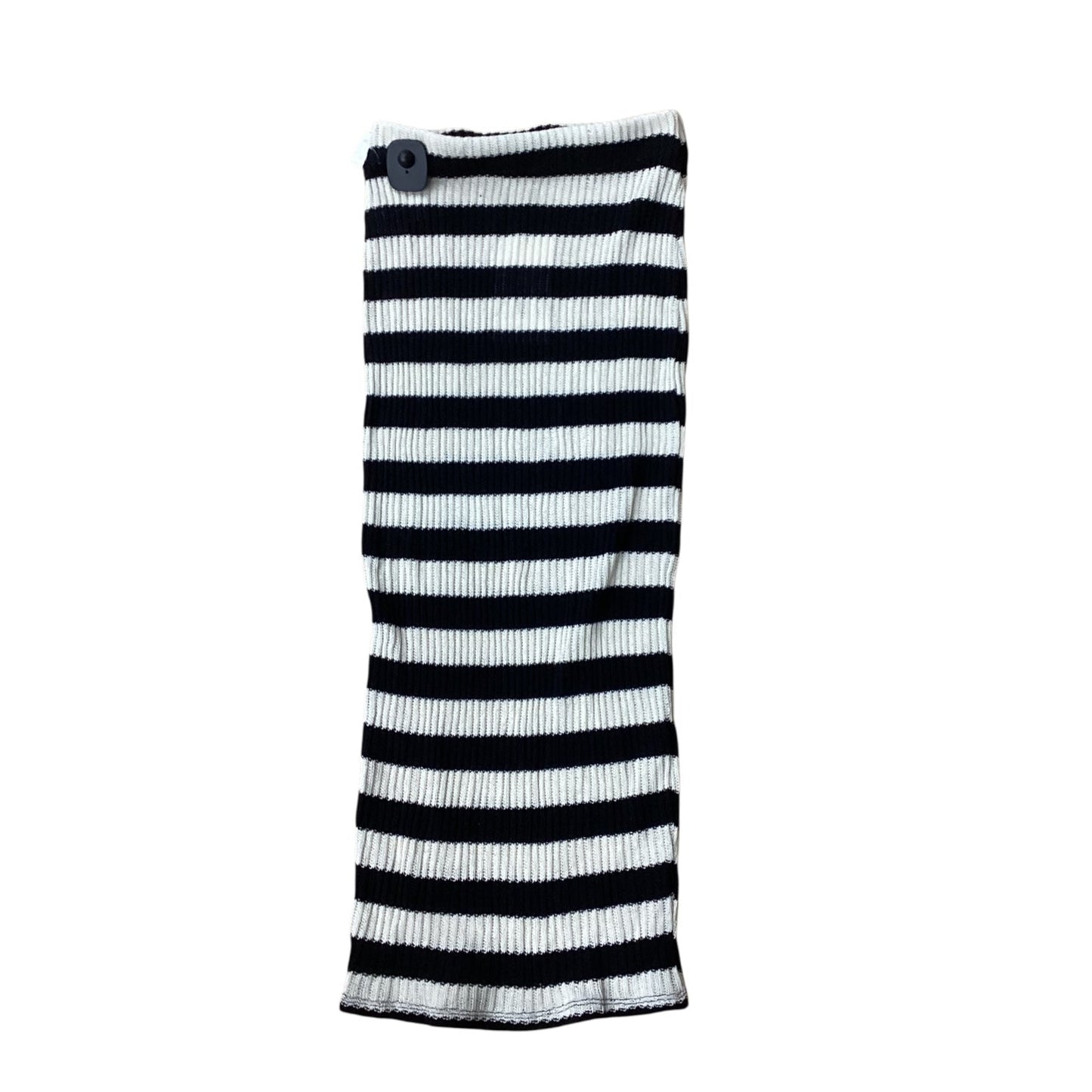 Skirt Maxi By Zara In Black & Cream, Size:S