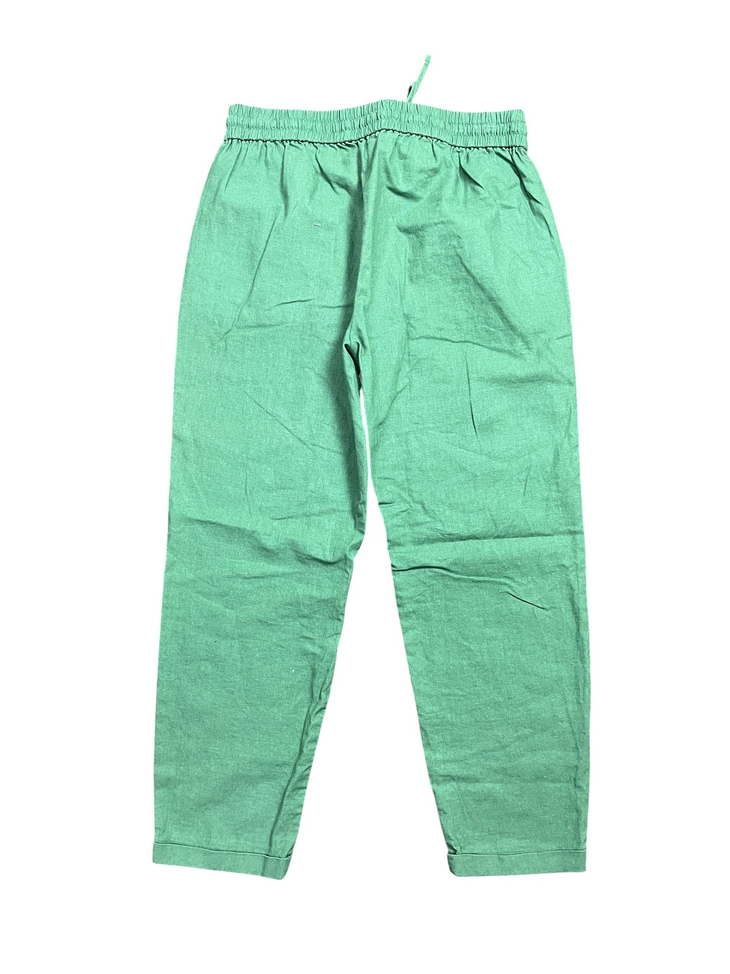 Pants Linen By J. Crew In Green, Size:S