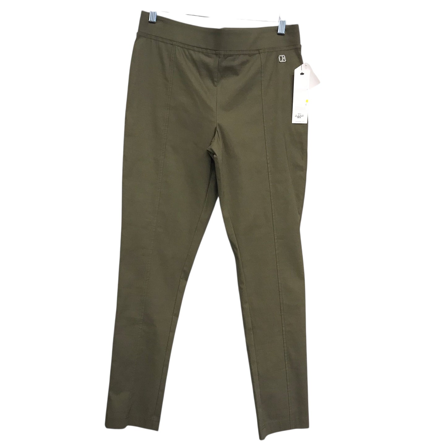 Pants Leggings By Calvin Klein In Green, Size:8