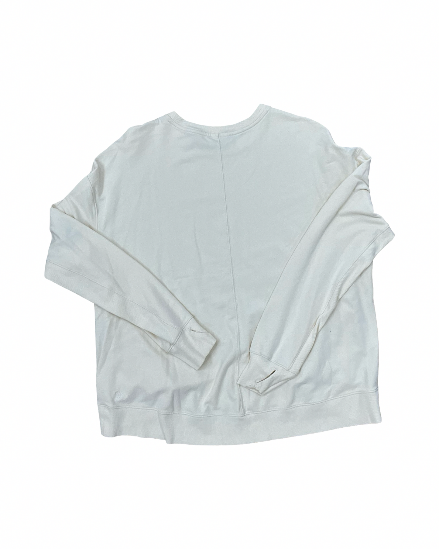 Sweatshirt Crewneck By All In Motion In Cream, Size:1X