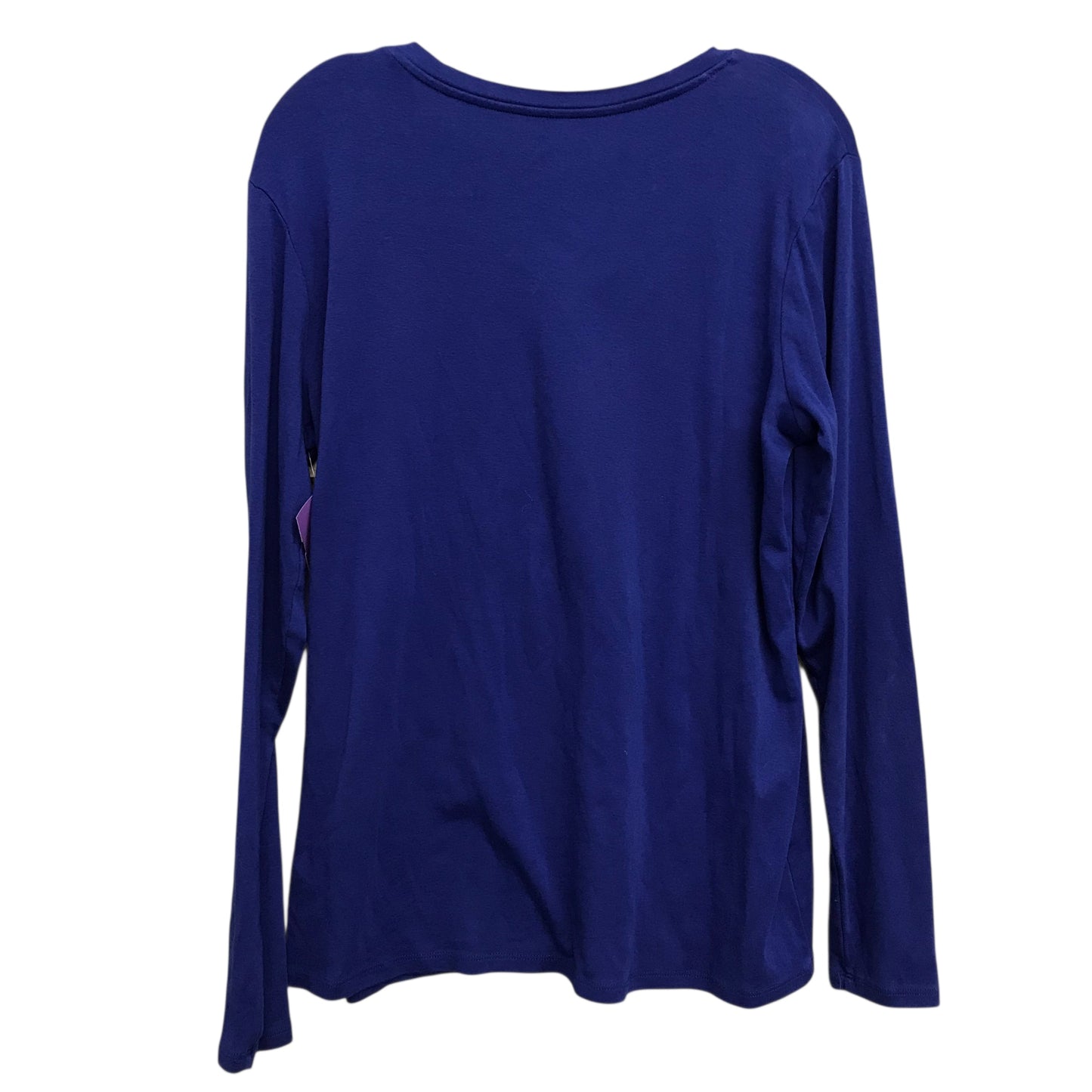 Top Ls Basic By Eddie Bauer In Blue, Size:Xl