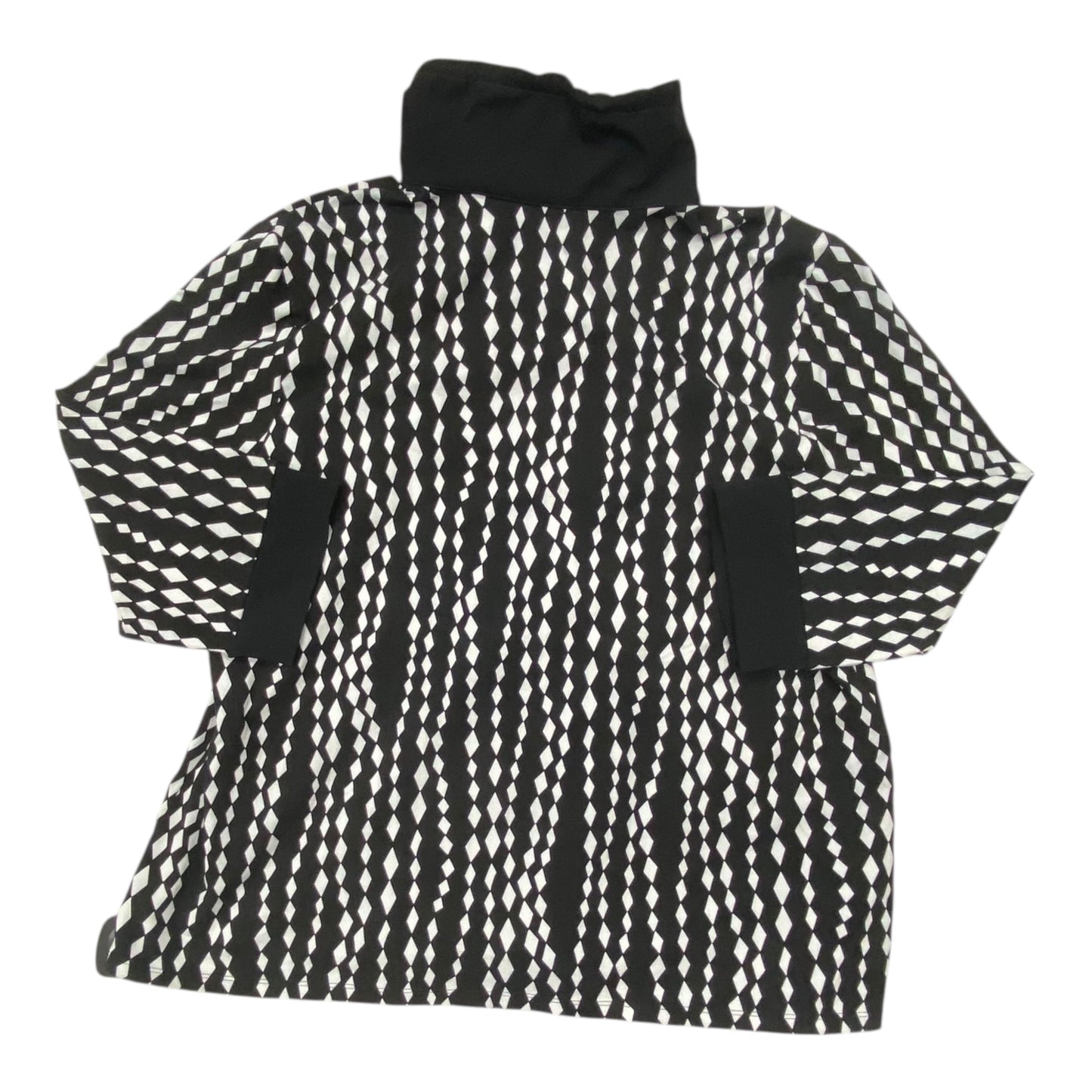 Jacket Other By Chicos In Black & White, Size:Xl