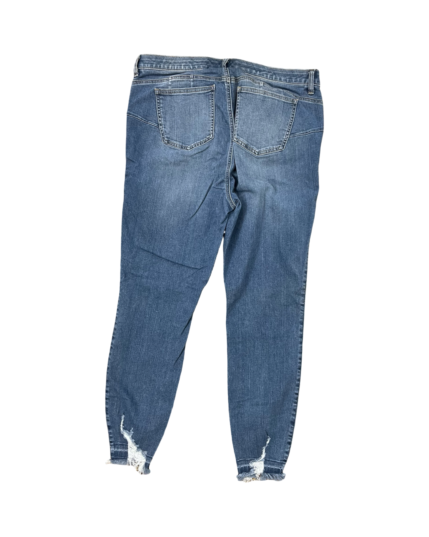 Jeans Skinny By Torrid In Blue Denim, Size:16
