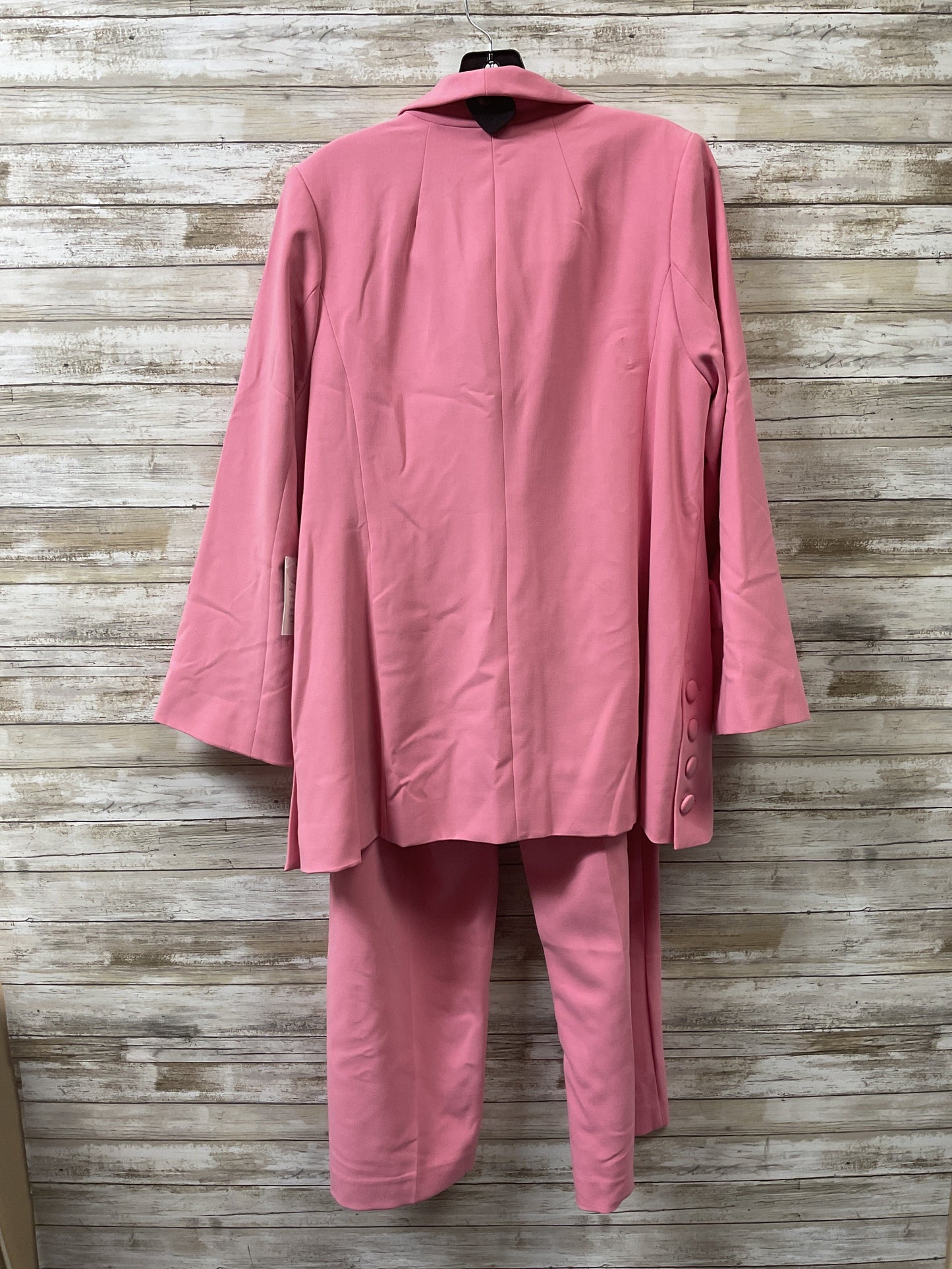 Pants Suit 2Pc By Eloquii In Pink, Size:14