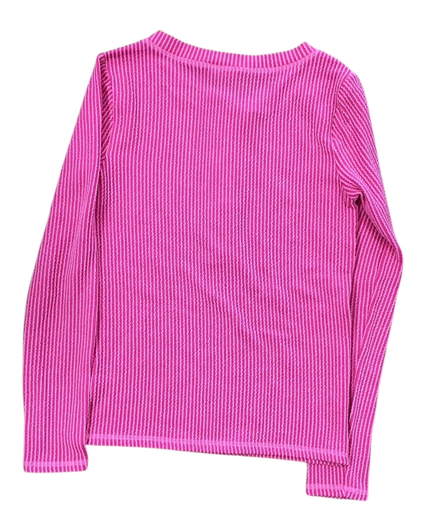 Top Ls By Zenana In Pink, Size:S
