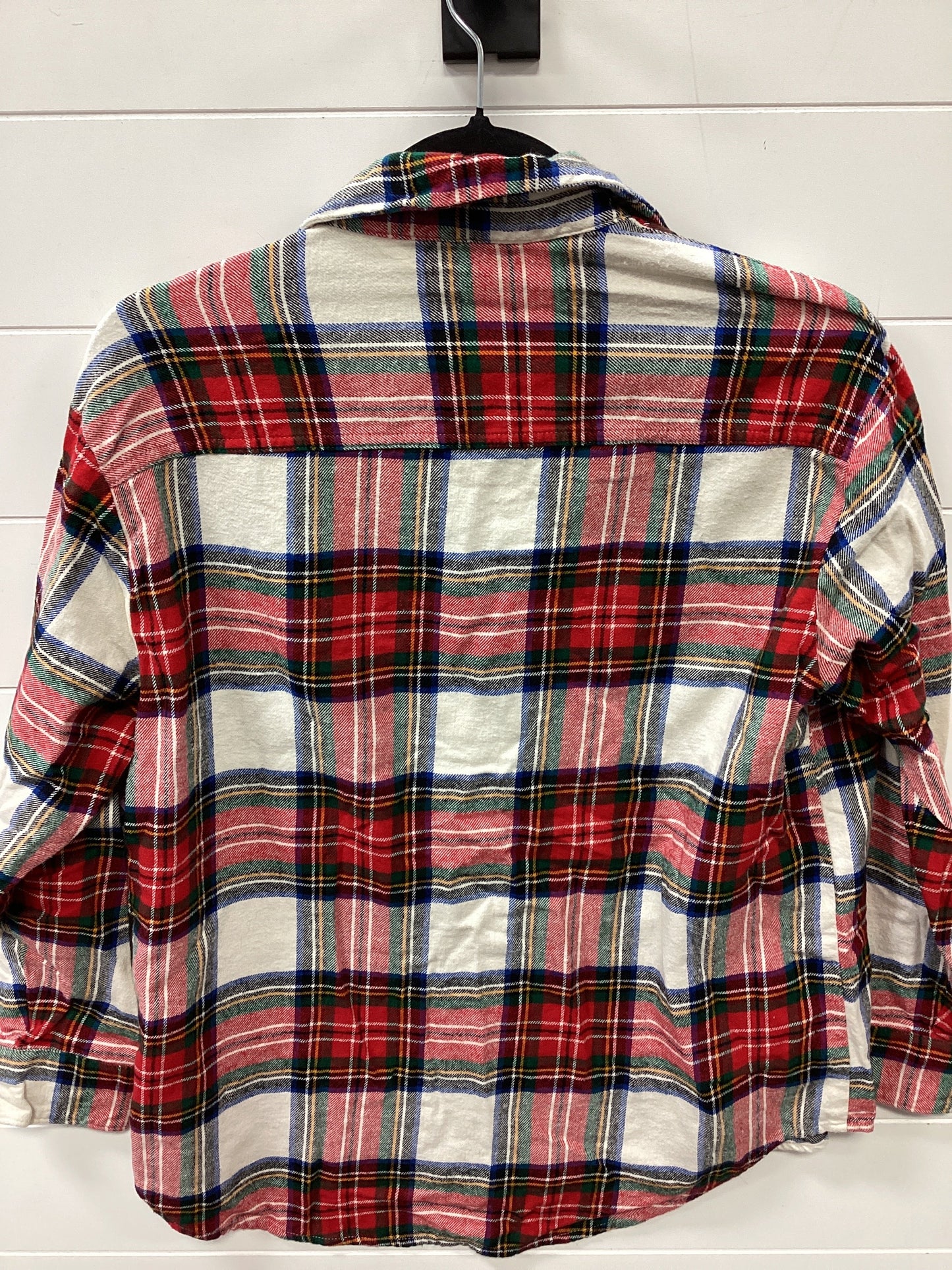 Top Ls By Old Navy In Plaid Pattern, Size:M