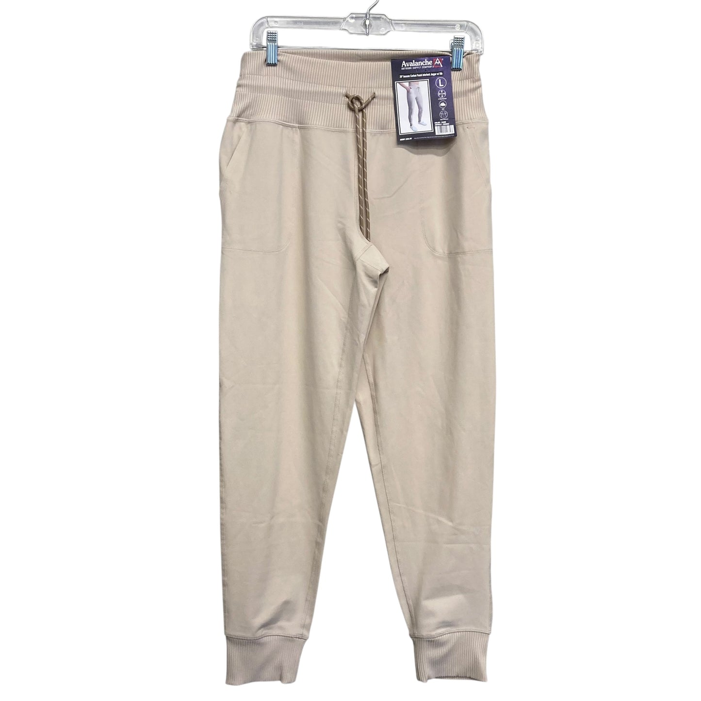 Athletic Pants By Avalanche In Beige, Size:L