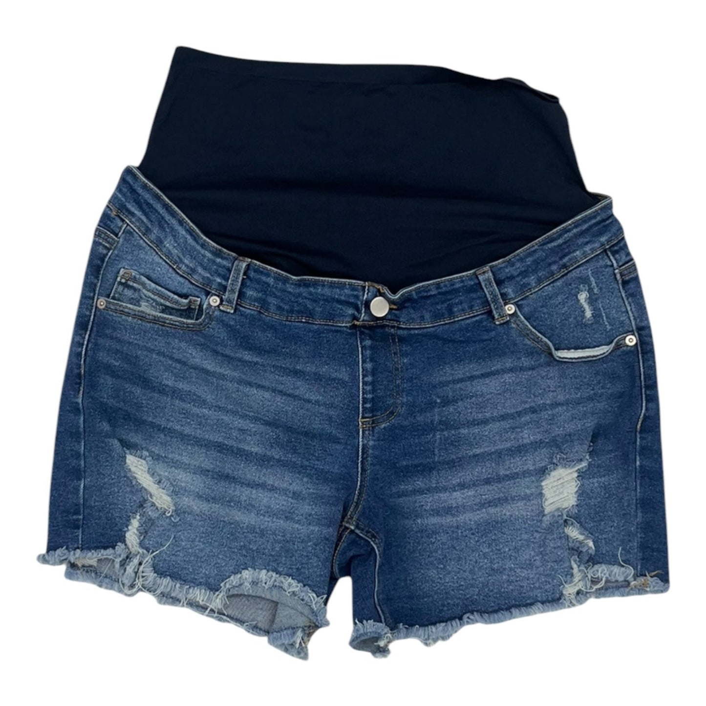 Mat Shorts By Time And Tru In Blue Denim, Size:Xl