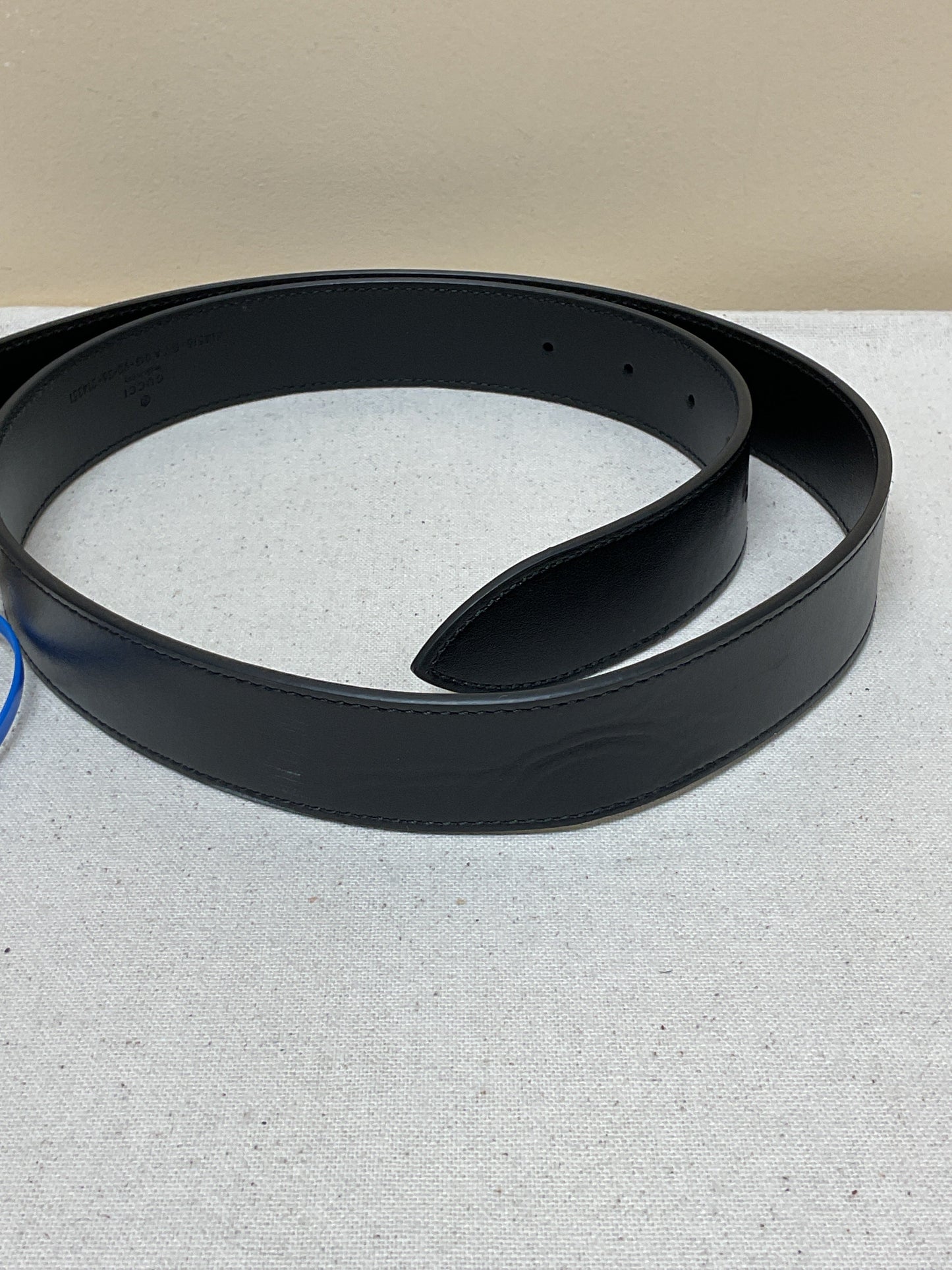 Belt Luxury Designer By Gucci In Black & Gold