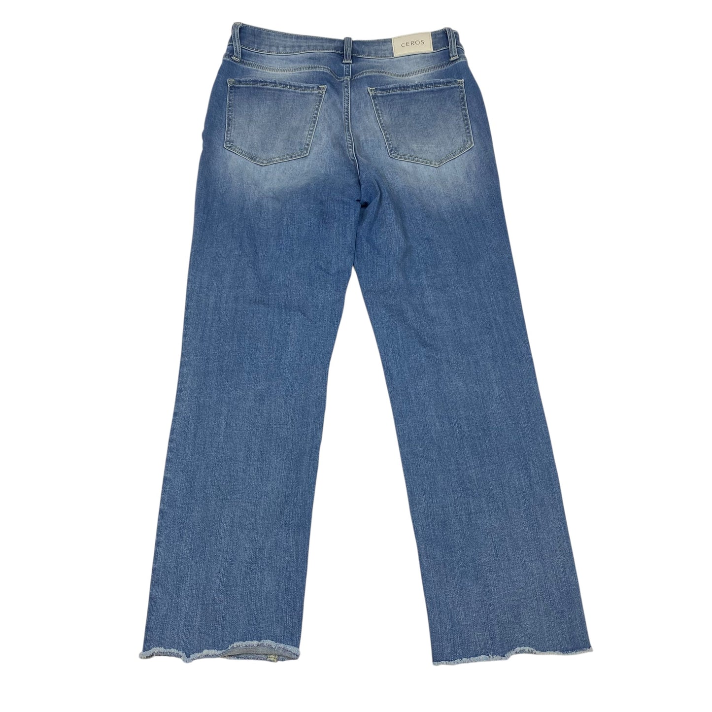 Jeans Cropped By Ceros In Blue Denim, Size:6