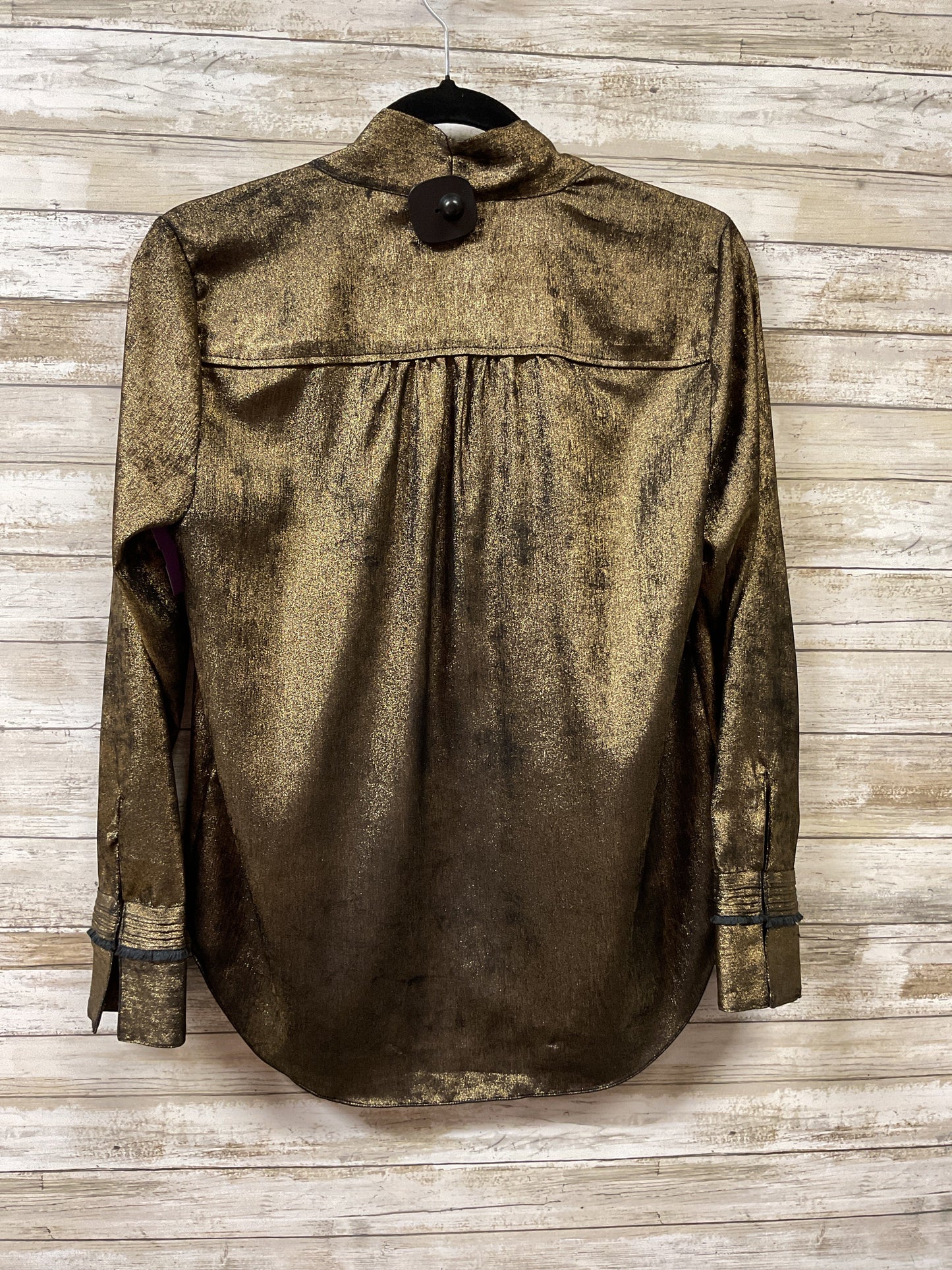 Top Ls Designer By Halston In Bronze, Size:Xs