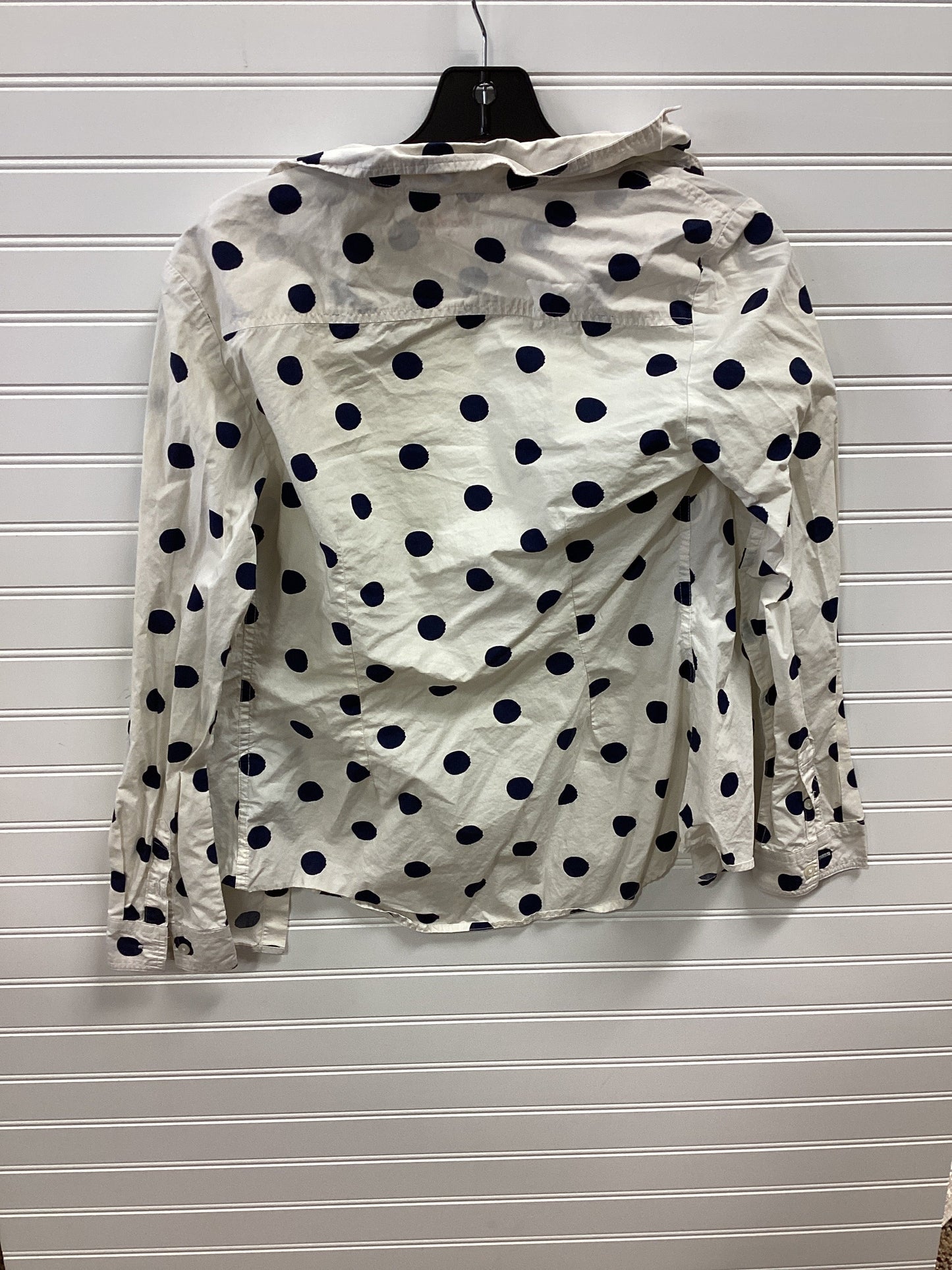 Blouse Ls By Boden In Polkadot Pattern, Size:S