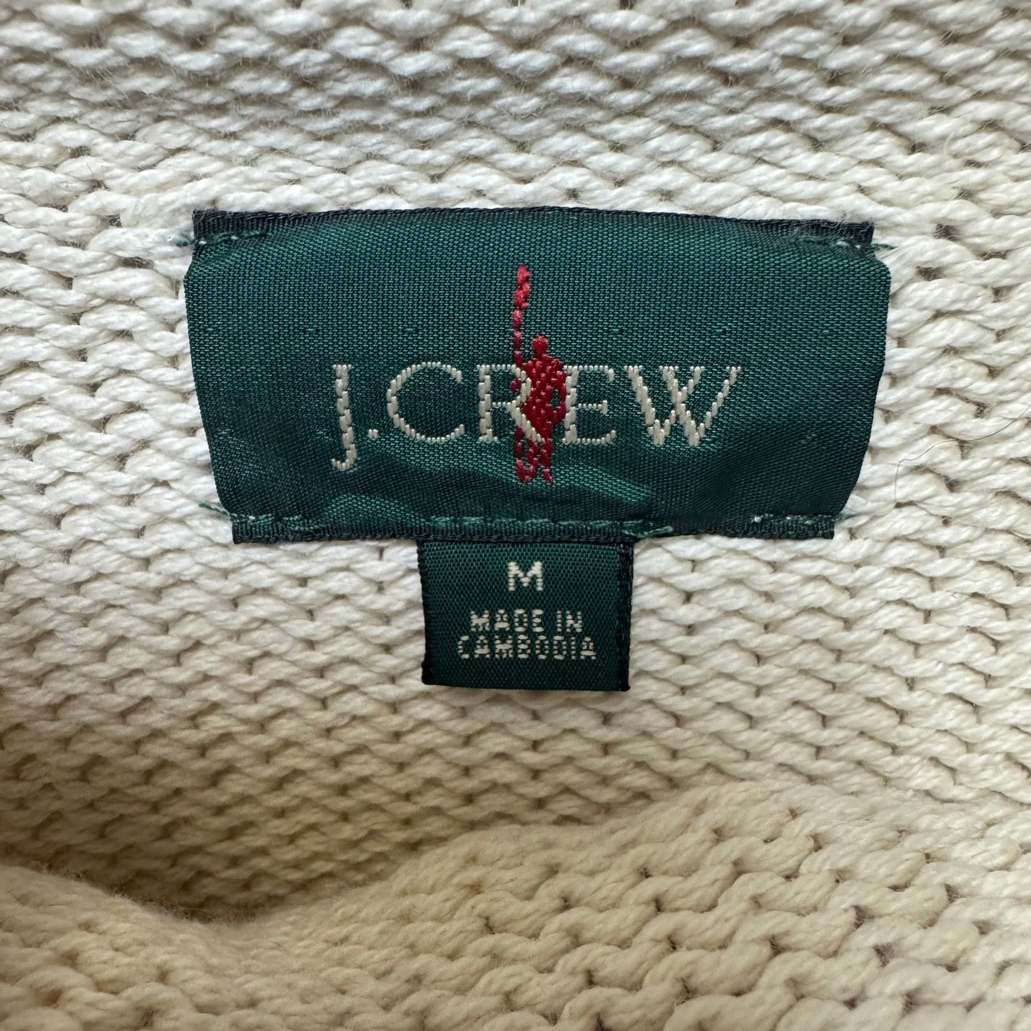 Sweater By J. Crew In Cream, Size: M