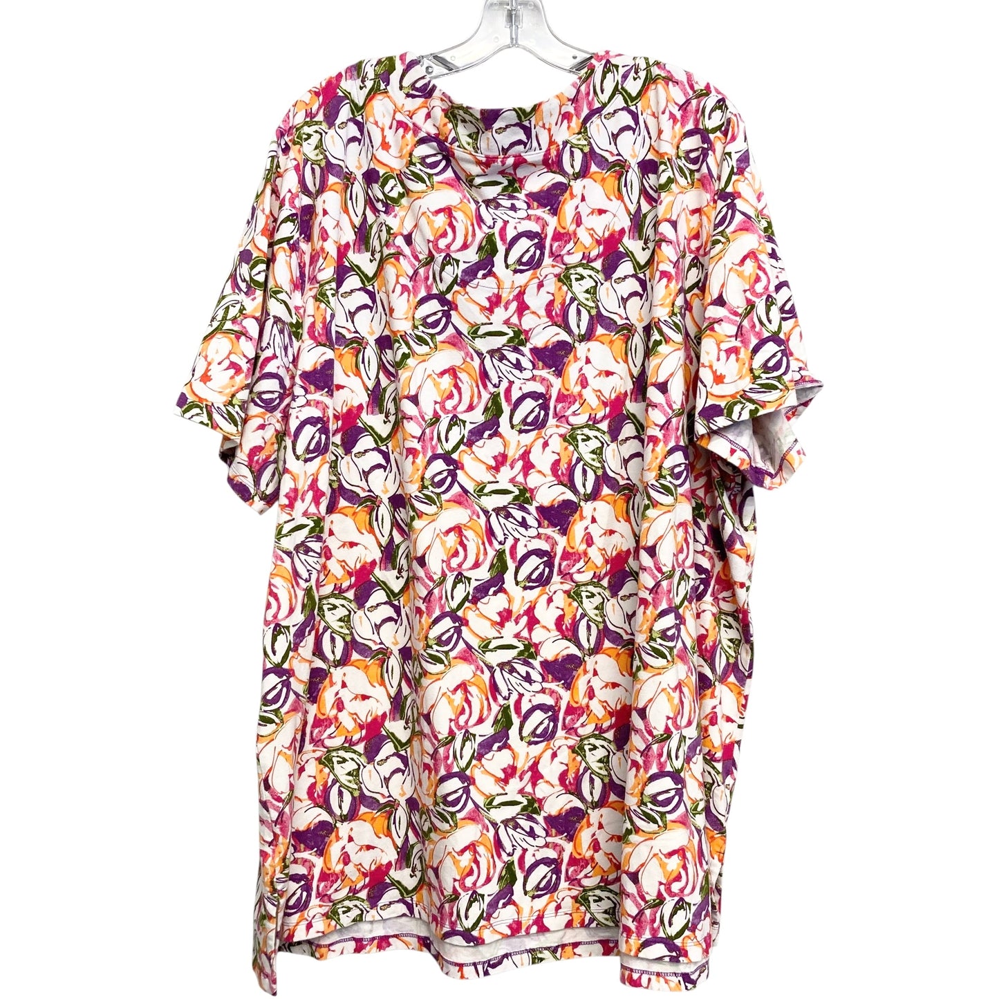 Top Ss Basic By Liz And Me In Multi, Size:3X