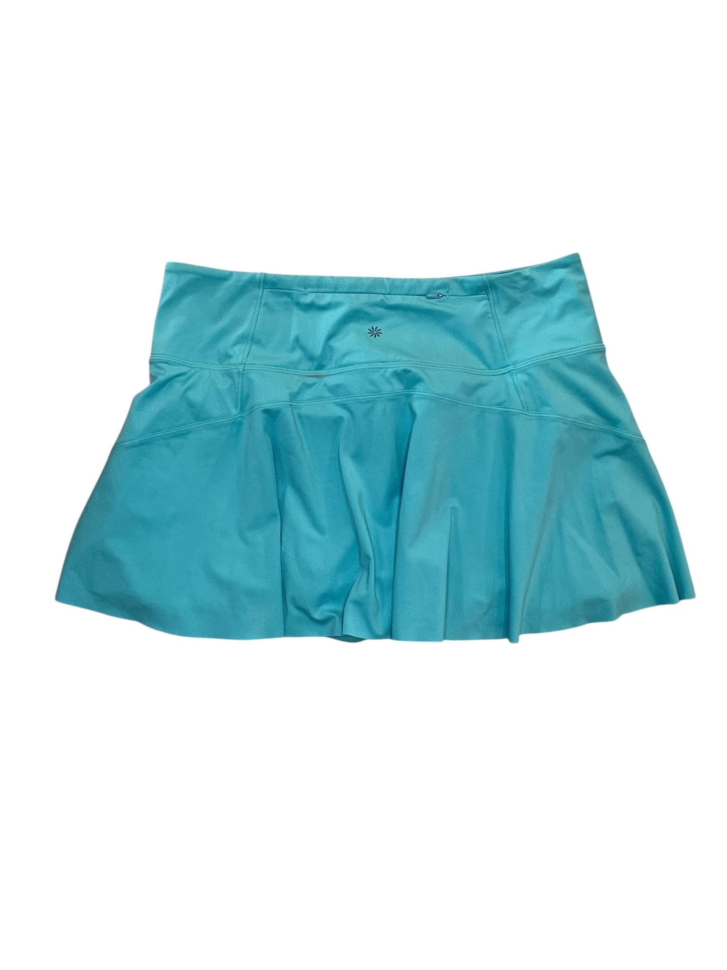 Athletic Skort By Athleta In Aqua, Size:L