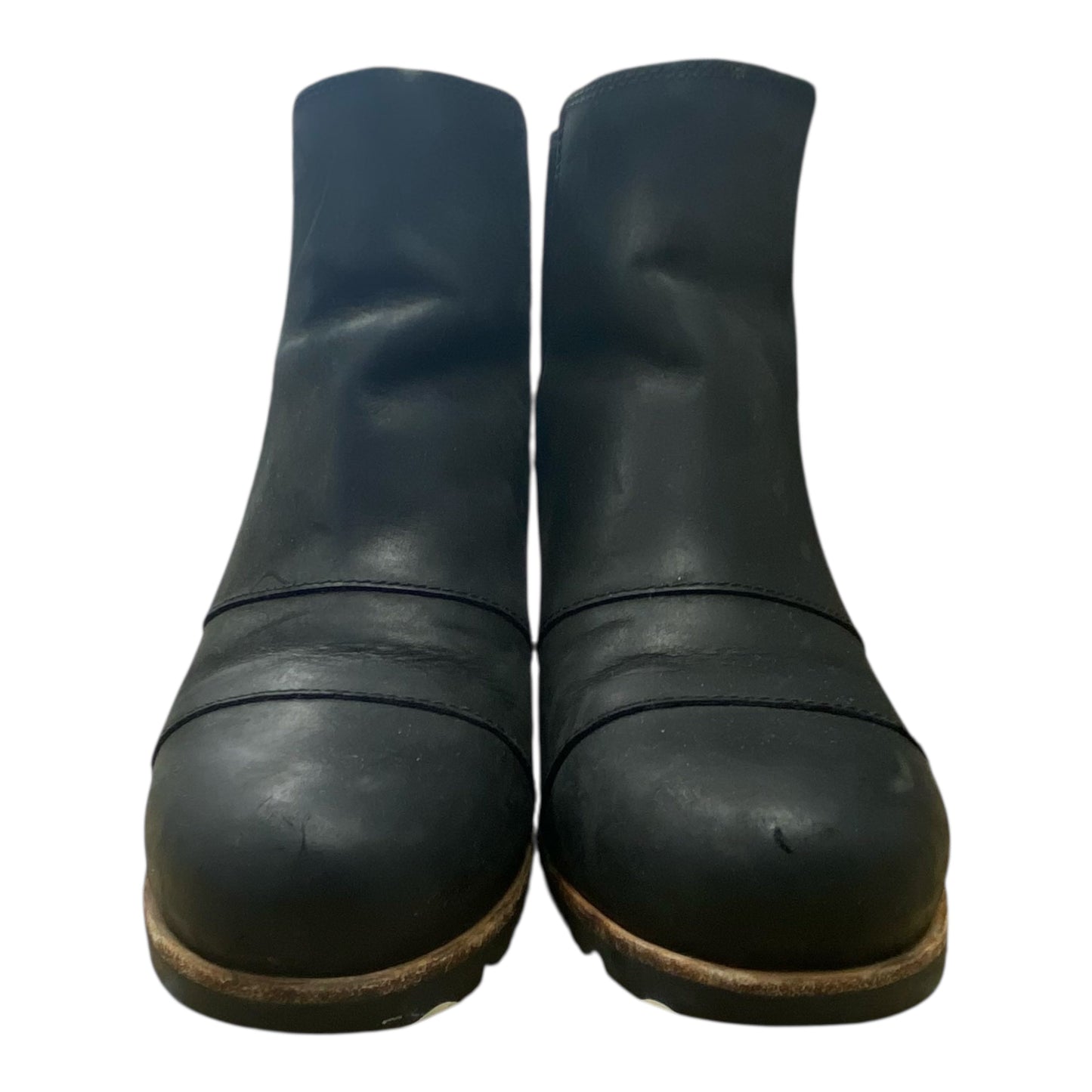 Boots Ankle Flats By Sorel In Black, Size:8