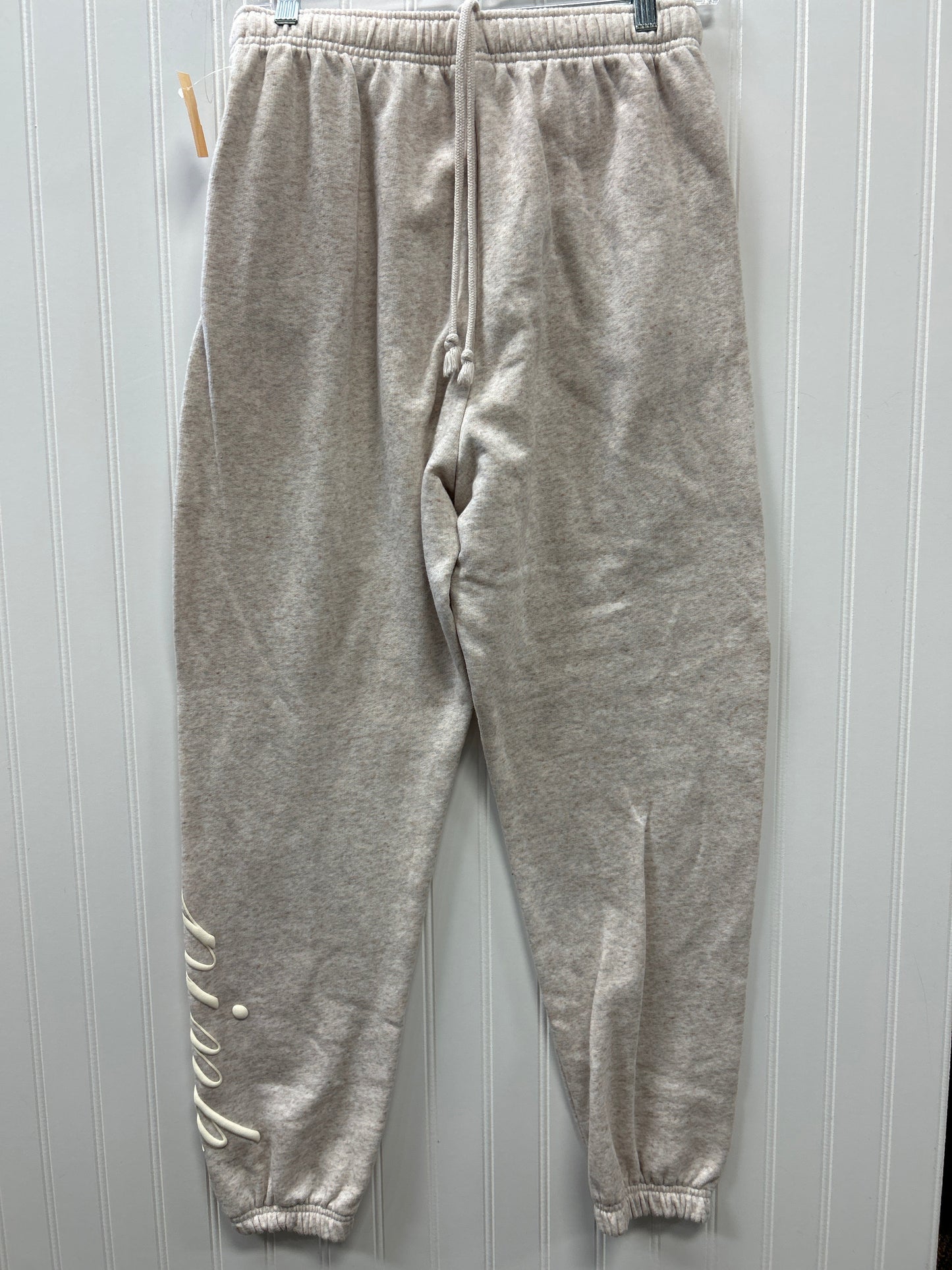 Athletic Pants By Pink In Cream, Size:M