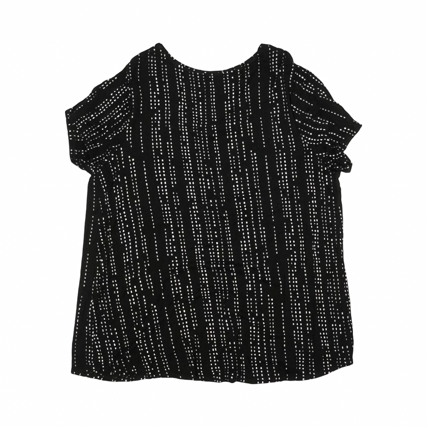 Top Ss By Evri In Black & White, Size:1X