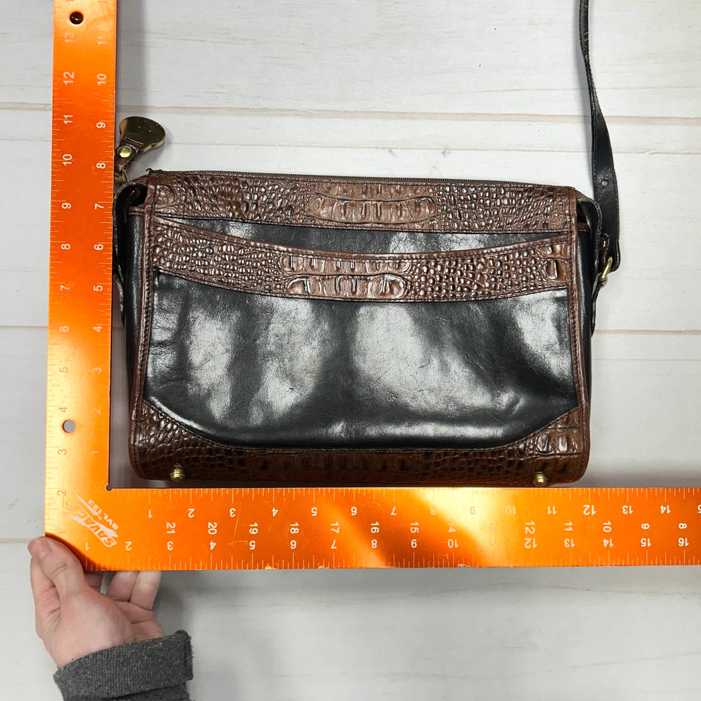 Crossbody Designer By Brahmin, Size: Medium