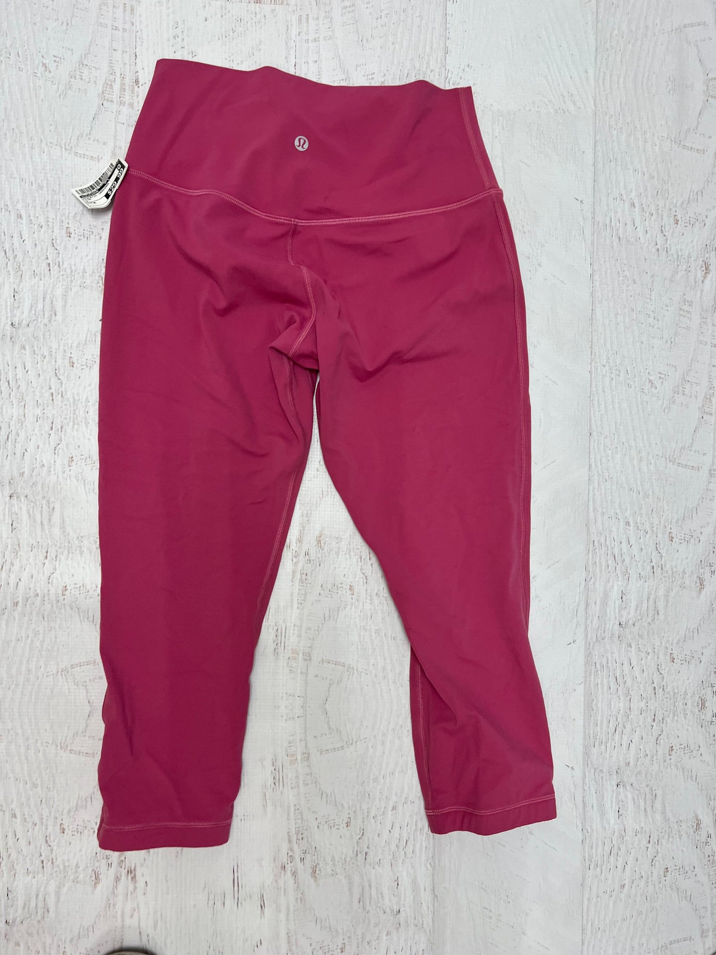 ATHLETIC LEGGINGS by LULULEMON In PINK, Size: M