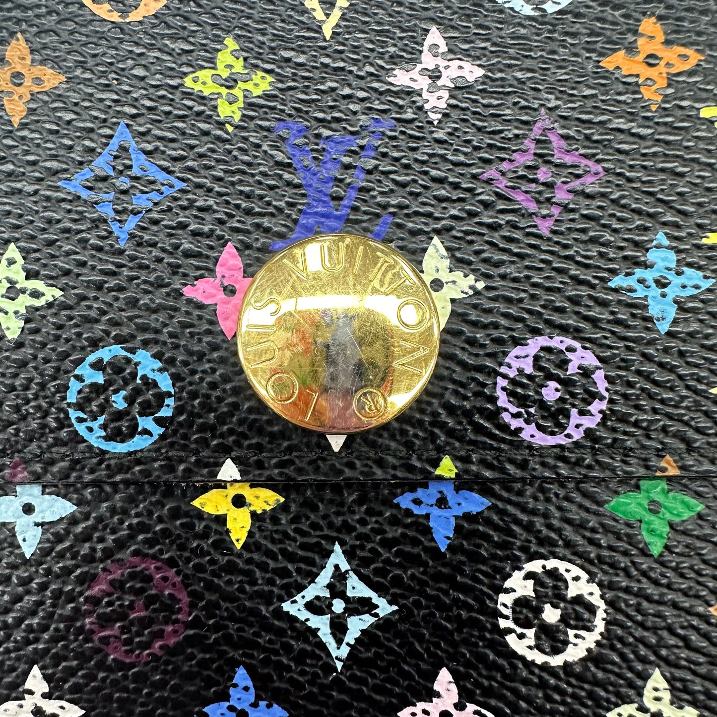 Wallet Luxury Designer By Louis Vuitton In Multi, Size:Medium